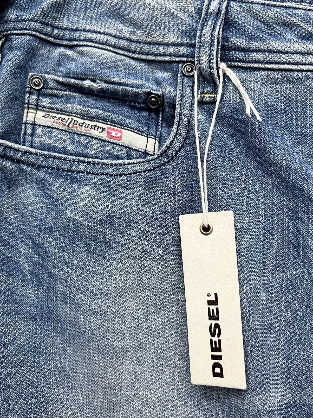 Diesel Vtg DIESEL ZATHAN Regular Bootcut Flare Mud Wash Blue 31x32 Size US 31 - 8 Thumbnail