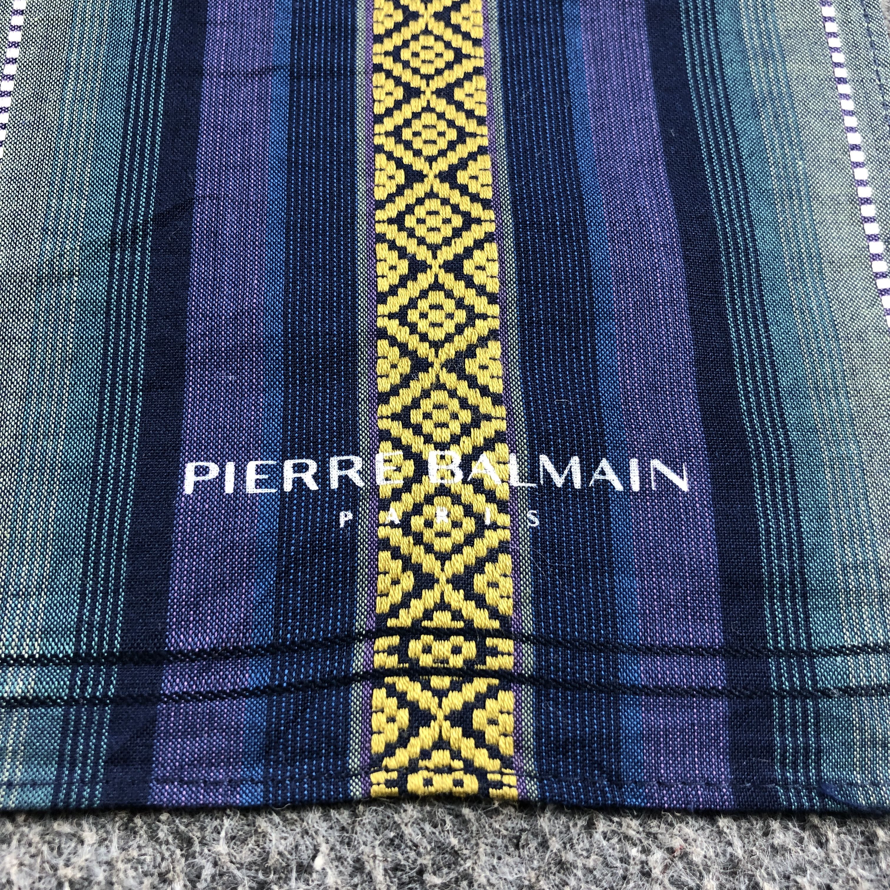 Pierre Balmain Pierre Balmain Handkerchief Neckerchief Bandana H2404 Size ONE SIZE - 4 Thumbnail