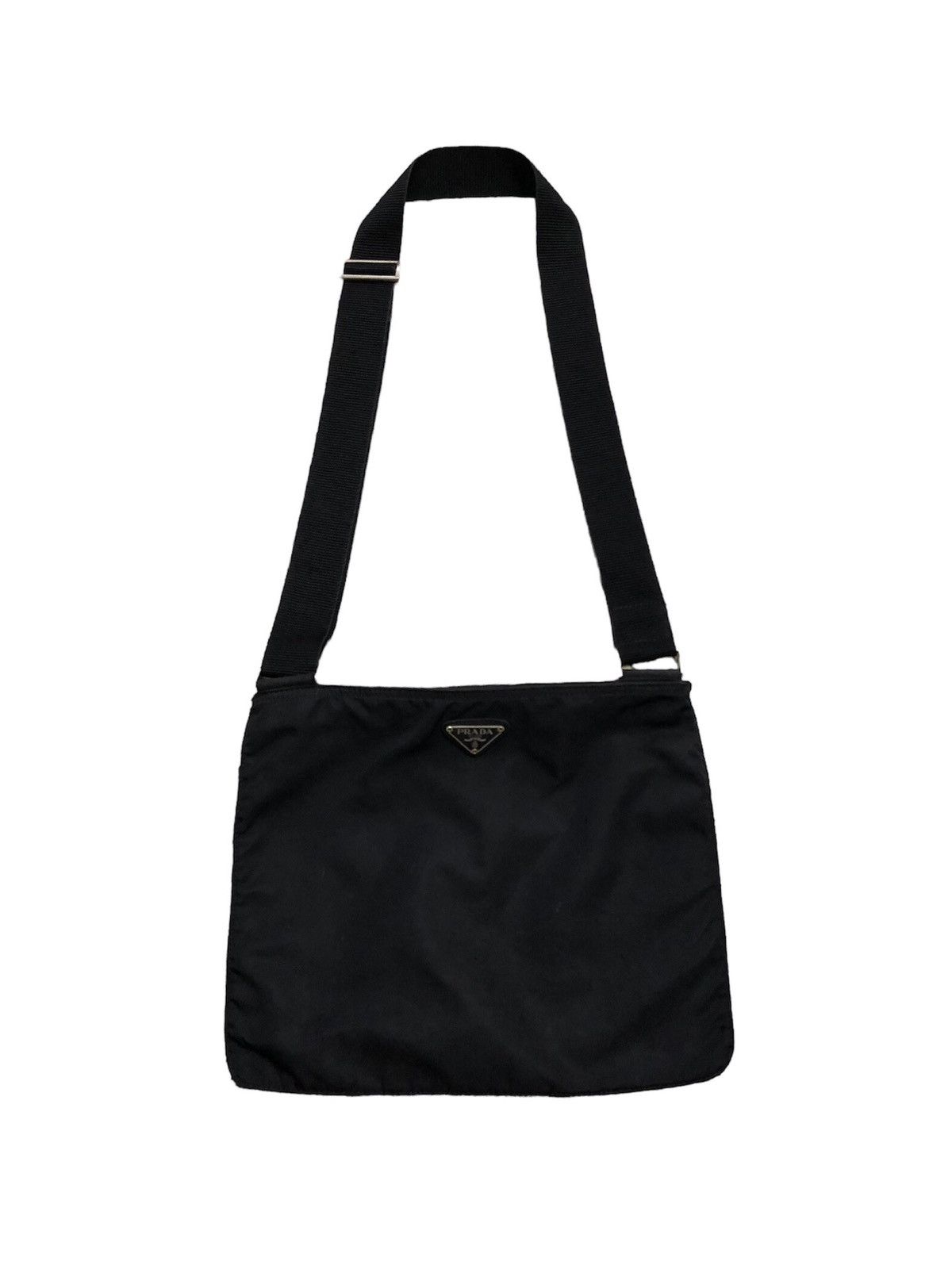 image of Authenticvintage Prada Sling Bag Nylon in Black, Men's