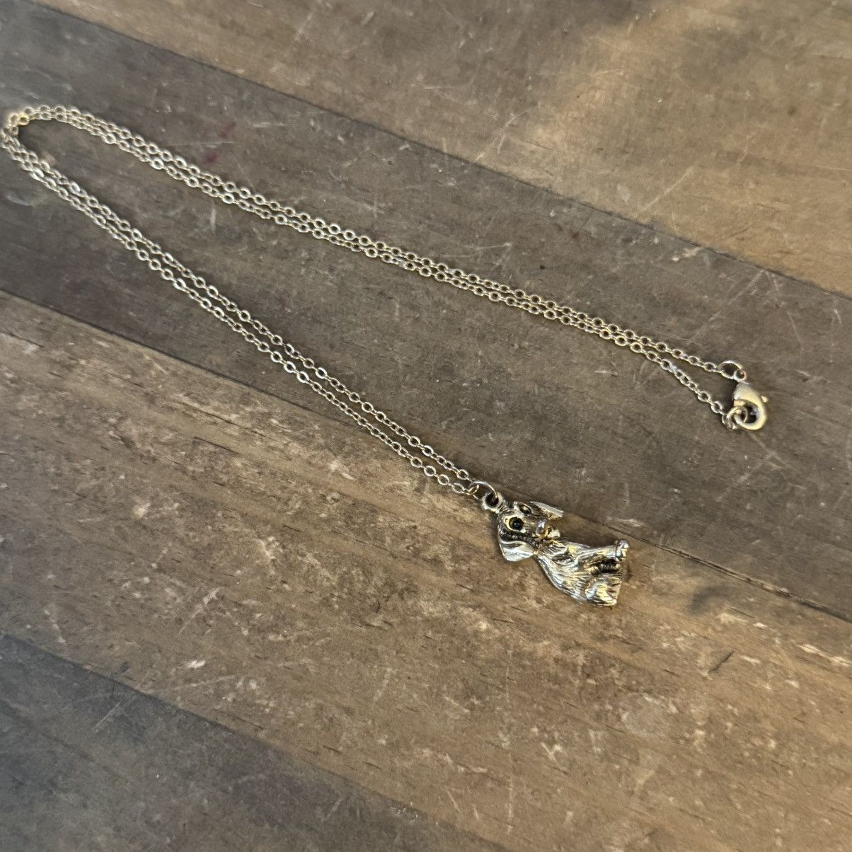 Other Gold tone Hound dog pendant necklace Size ONE SIZE - 3 Thumbnail