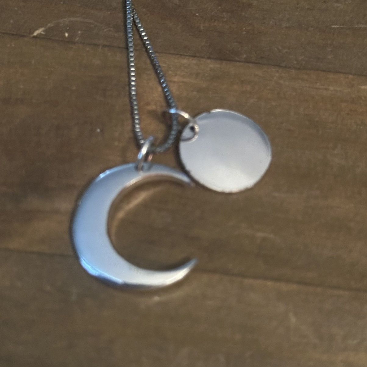 Other 18KGP white gold I love you to the moon and back necklace Size ONE SIZE - 6 Thumbnail