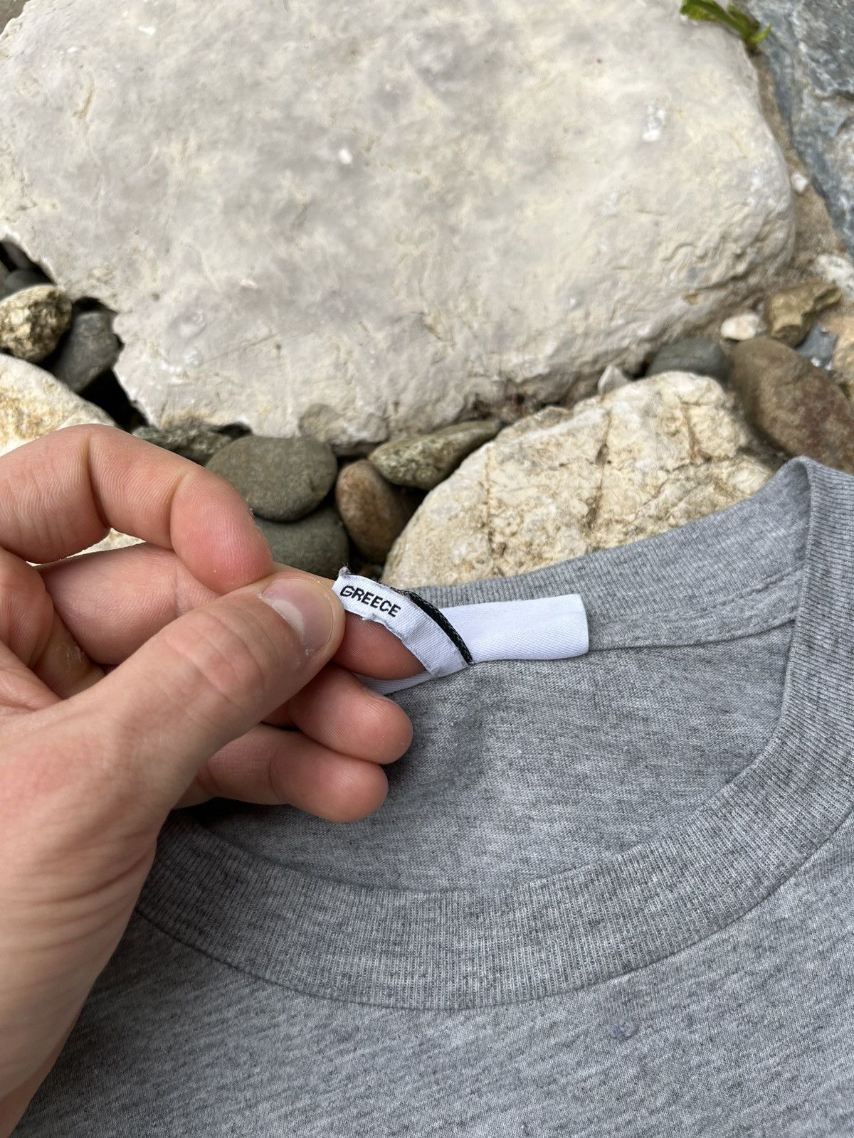 Designer × Ganni Ganni Software basic small chest logo grey tee t-shirt Size S / US 4 / IT 40 - 14 Thumbnail