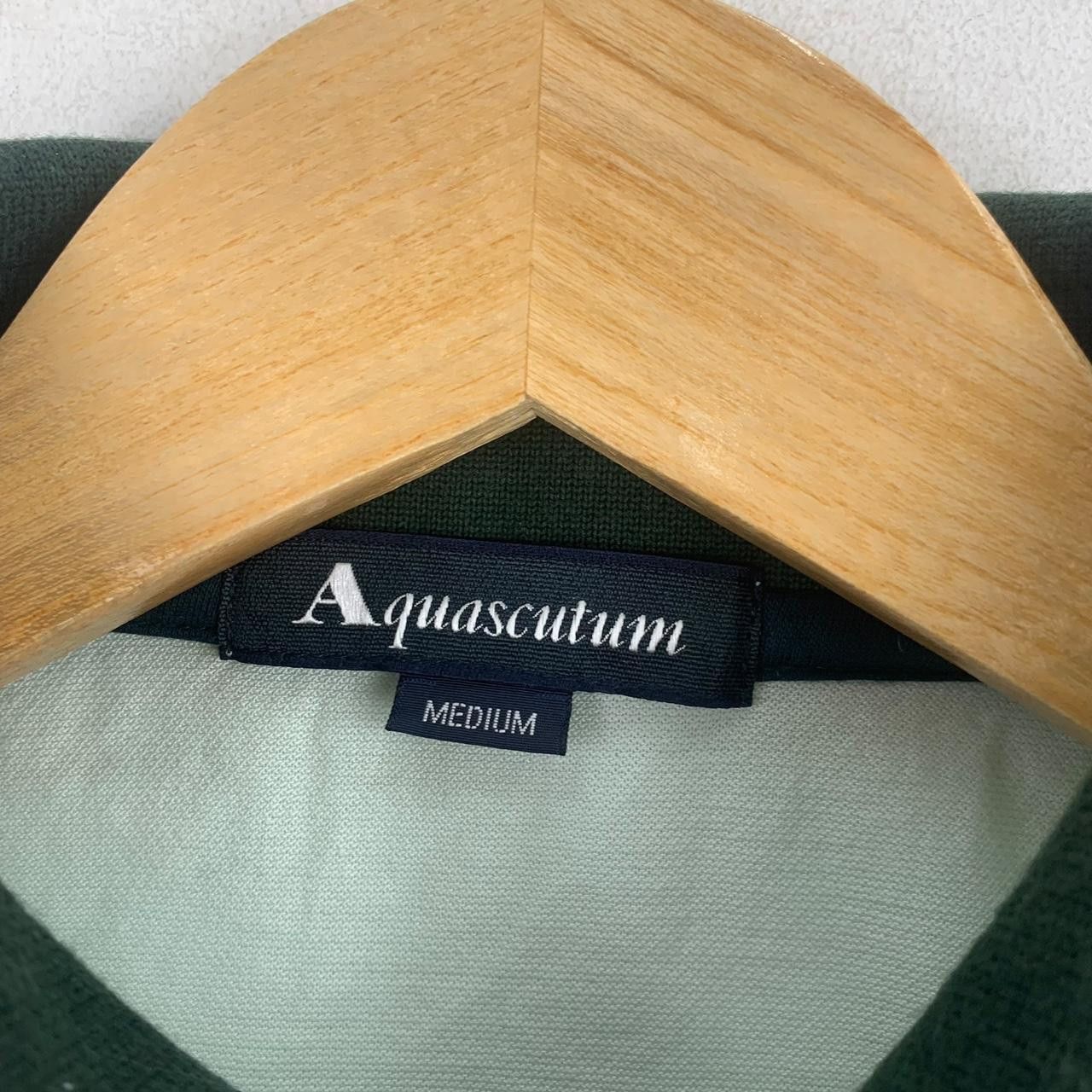 Vintage Vintage AQUASCUTUM LONDON Ringer Polo Tee Shirt Top Striped Size US M / EU 48-50 / 2 - 3 Thumbnail
