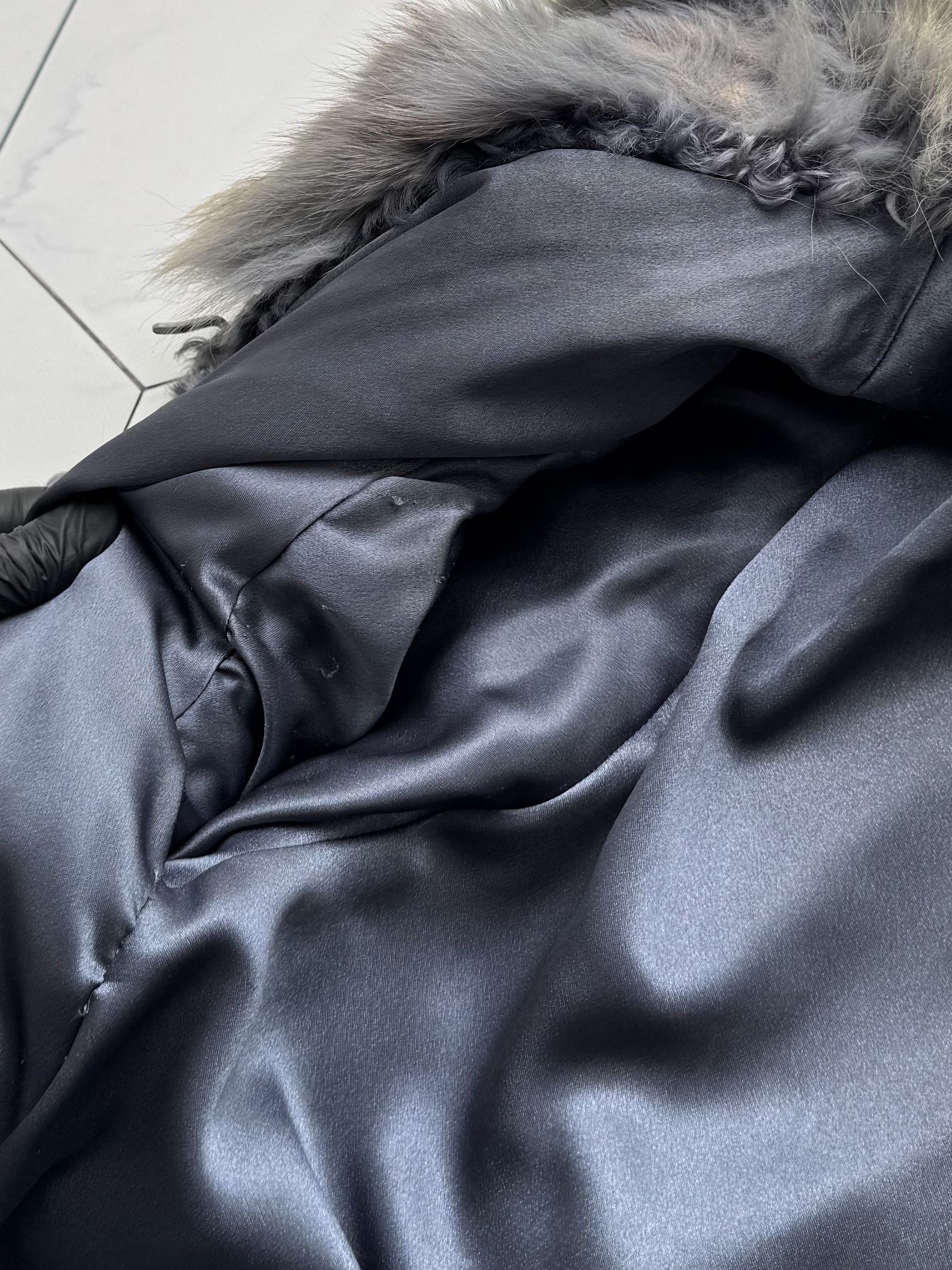 Vintage Vintage Blue Gray Real Fur Luxury Winter Statement Coat Size M / US 6-8 / IT 42-44 - 19 Thumbnail