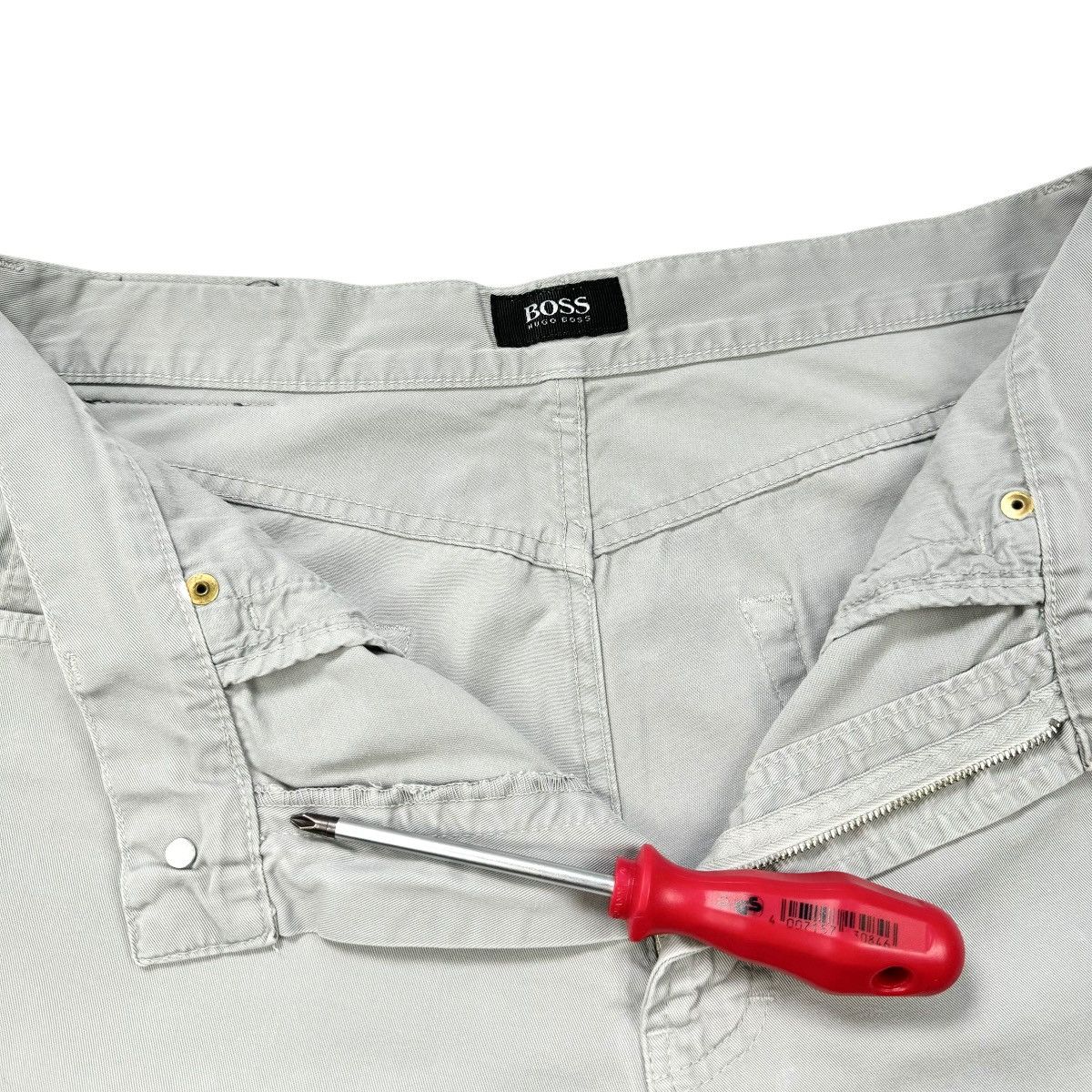 Hugo Boss Vintage HUGO BOSS twill trousers Size US 33 - 5 Thumbnail