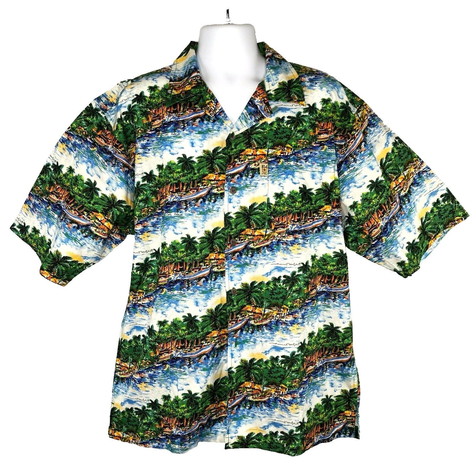 Other Guy Buffet Haleiwa Oahu Mens Hawaiian Shirt size XL 49x32 PJ Size US XL / EU 56 / 4 - 2 Thumbnail
