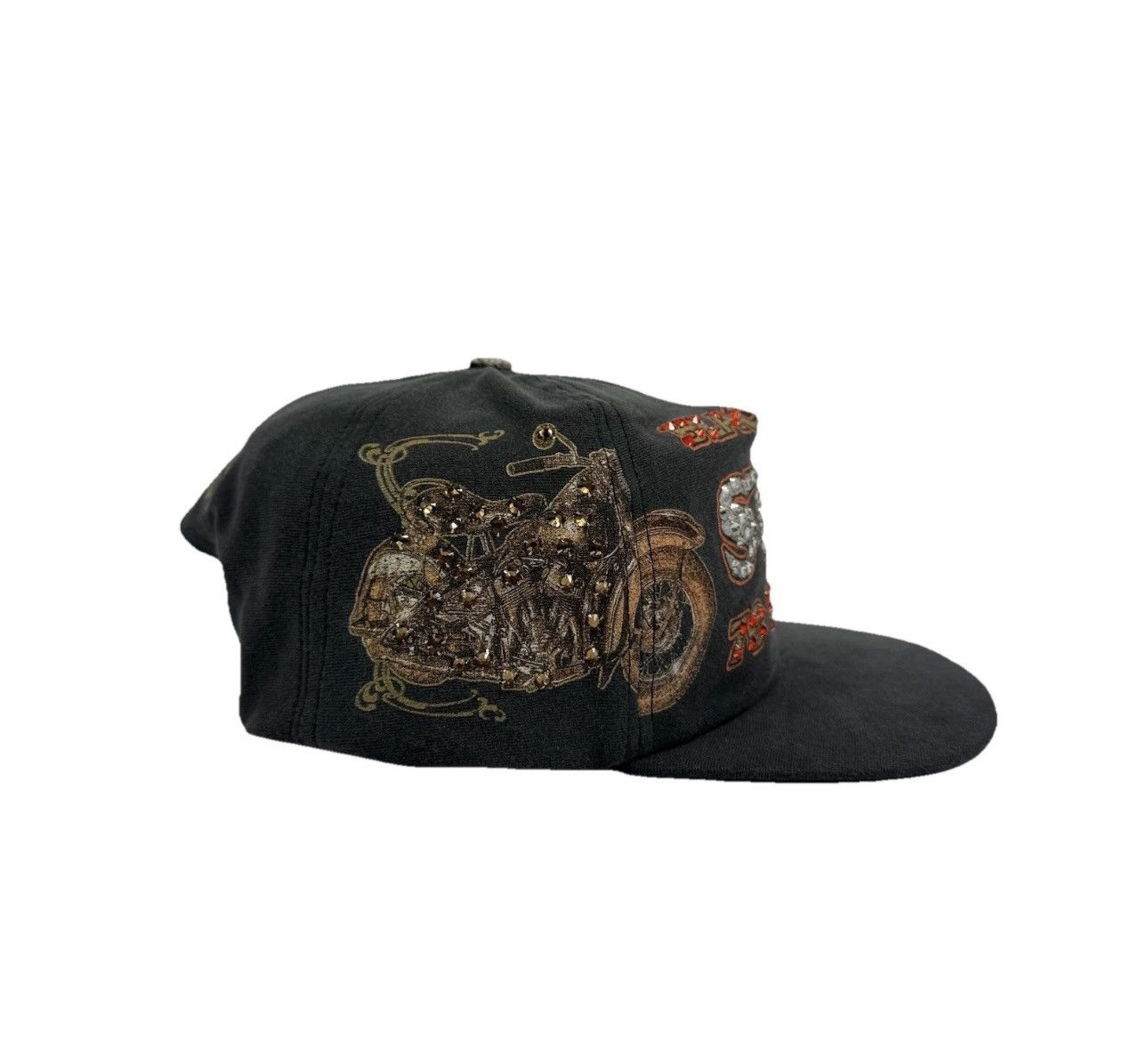 Bossi Sportswear 1/1 RHINESTONE VINTAGE CAP Size ONE SIZE - 2 Thumbnail