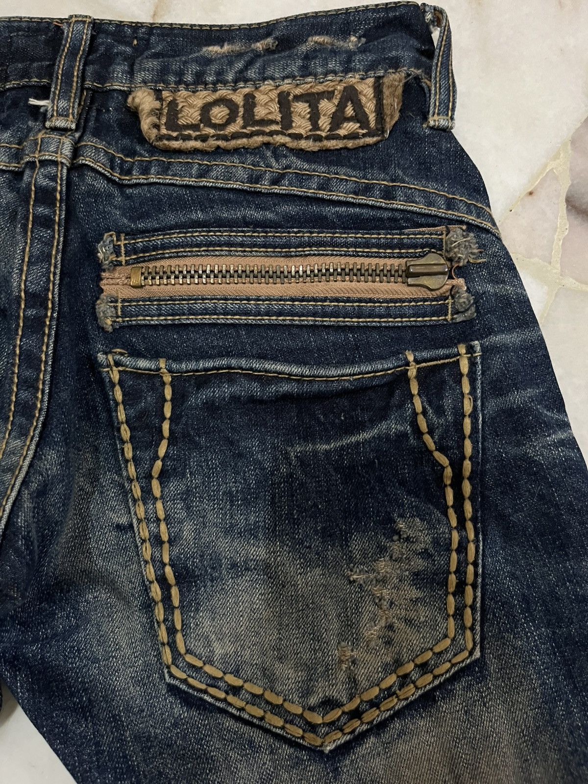 Japanese Brand Yoshitomo Nara Lolita jeans denim Size 29" - 14 Thumbnail