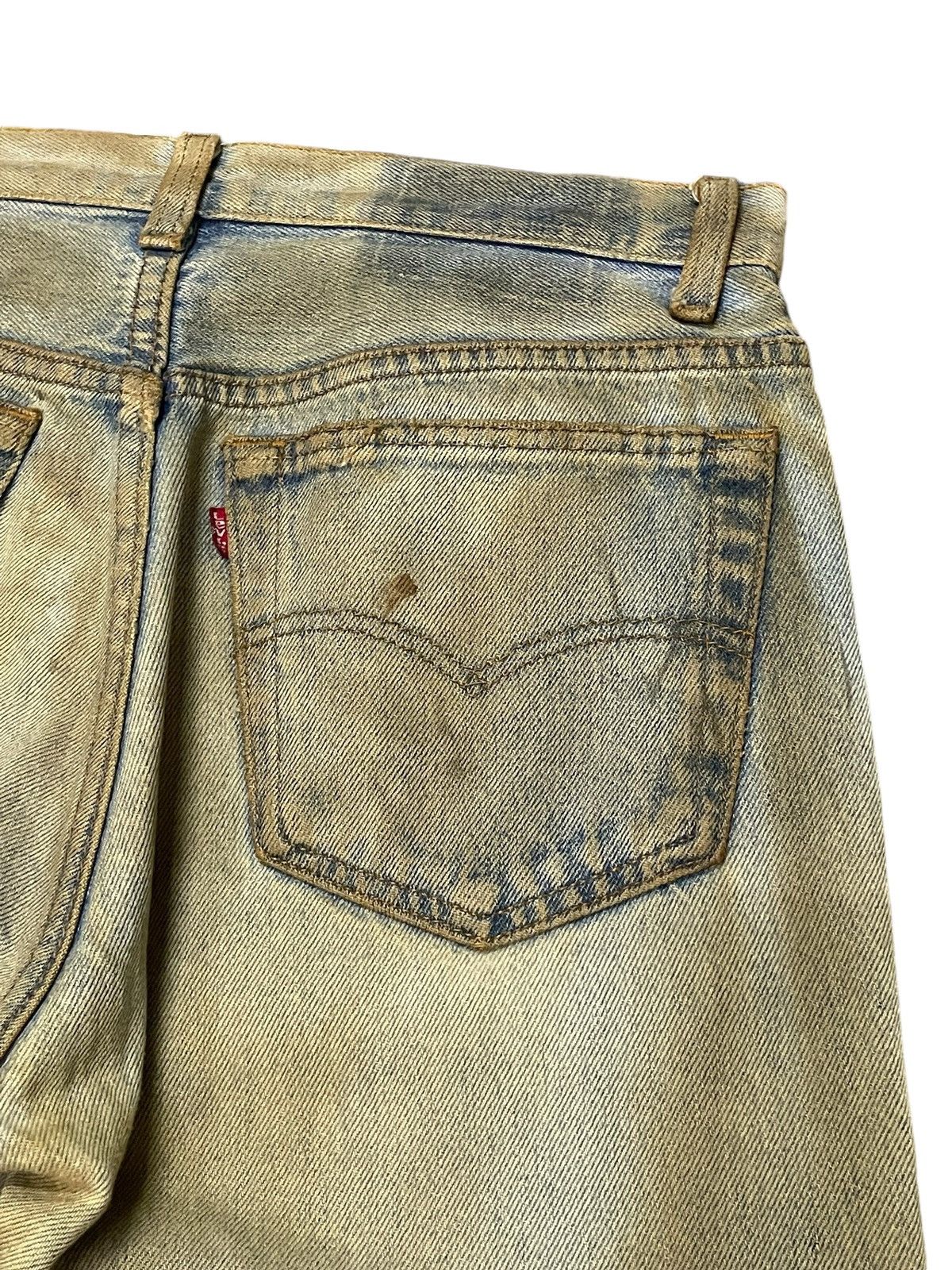 If Six Was Nine × Levi's × Vintage Vintage Levis 501 button fly rusty mud wash trashed Jeans Size US 30 / EU 46 - 18 Thumbnail
