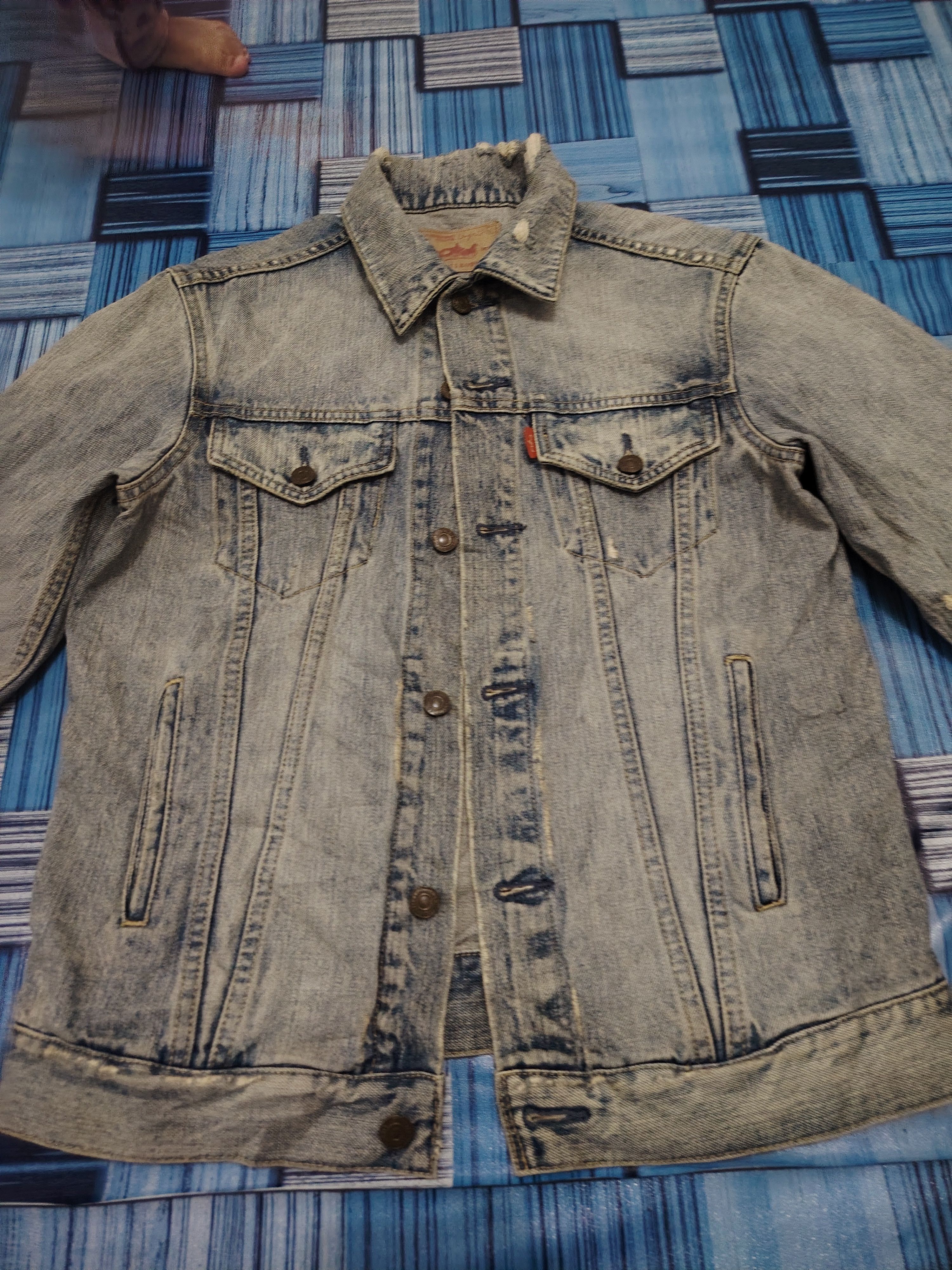 Japanese Brand 💥Insane💥 Ungrid 211407180904 Distressed denim Jacket Size M / US 6-8 / IT 42-44 - 7 Thumbnail