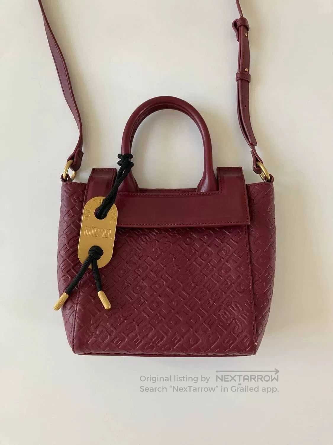 Diesel Diesel Bordeaux Red Crossbody Bag. Size ONE SIZE - 3 Thumbnail