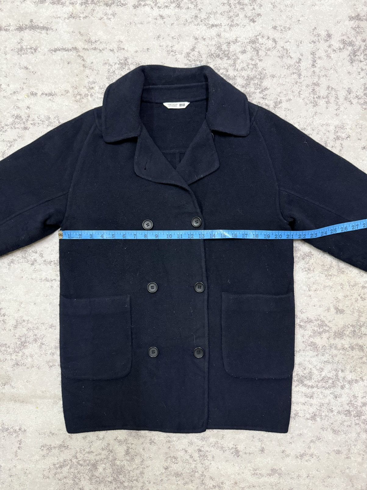 Uniqlo COMPTOIR DES COTONNIERS UNIQLO WOOL DOUBLE FACE COAT JACKET Size M / US 6-8 / IT 42-44 - 15 Thumbnail