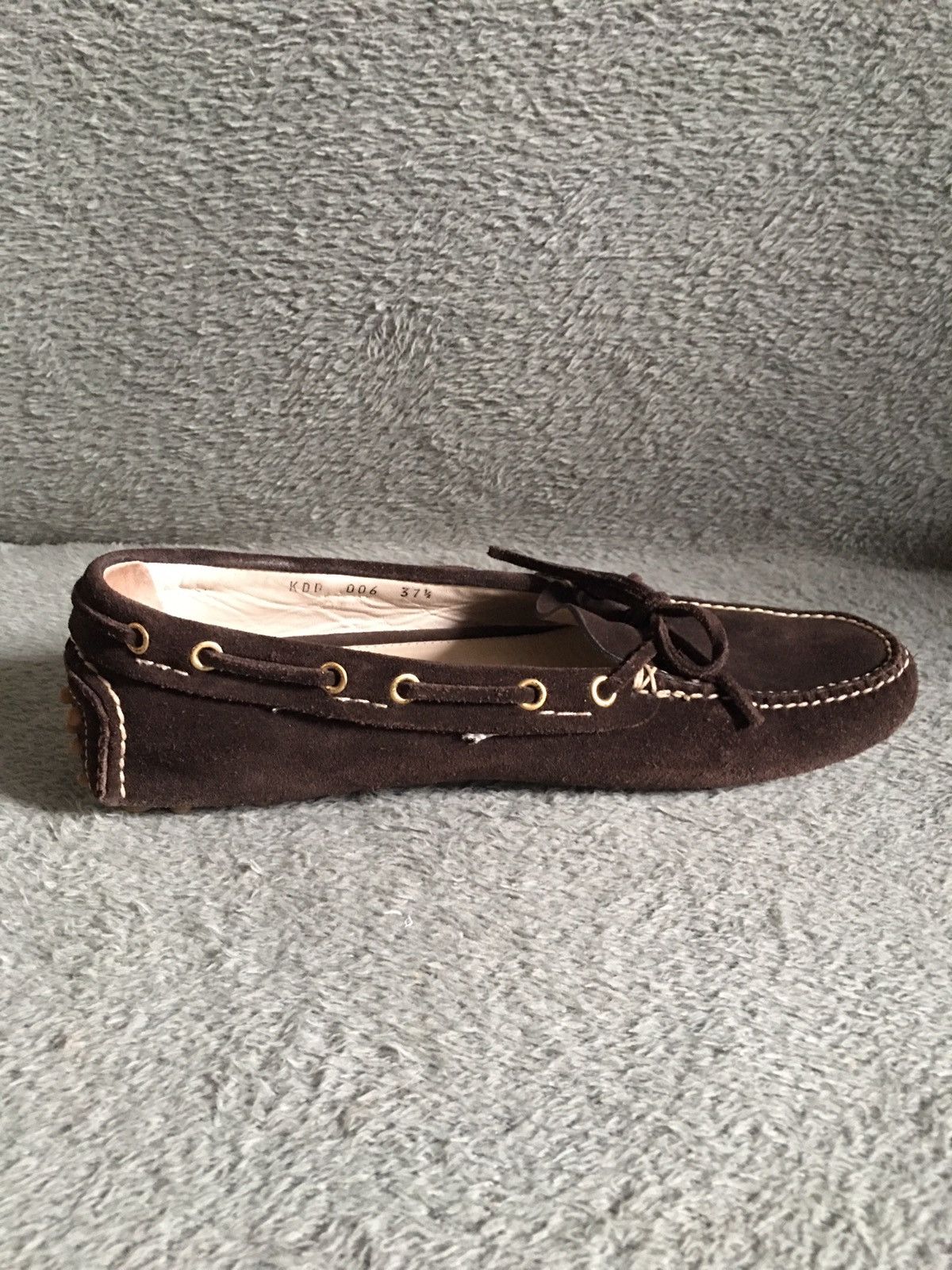 Car Shoe The Original Car Shoe by PRADA Brown Suede Driving Shoes Size US 7.5 / IT 37.5 - 7 Thumbnail