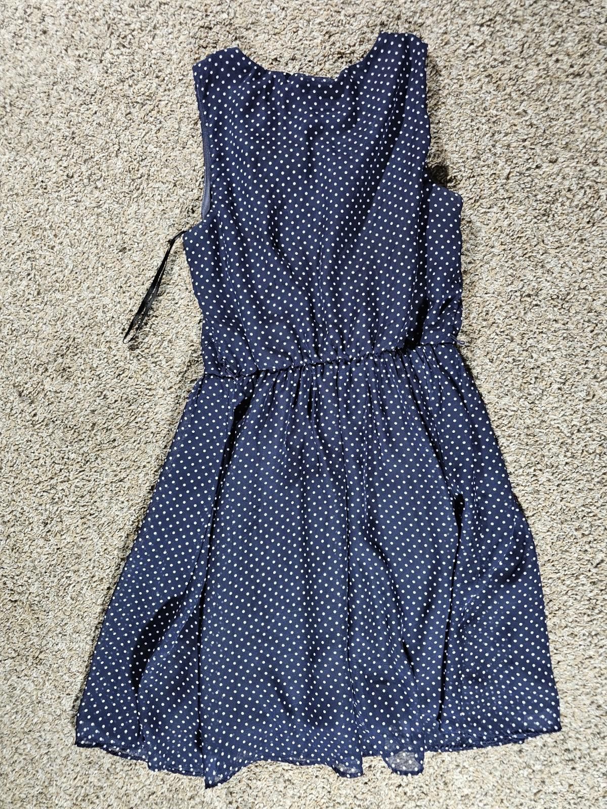 Other iZ Byer Blue Polka Dot Dress S Size S / US 4 / IT 40 - 6 Thumbnail