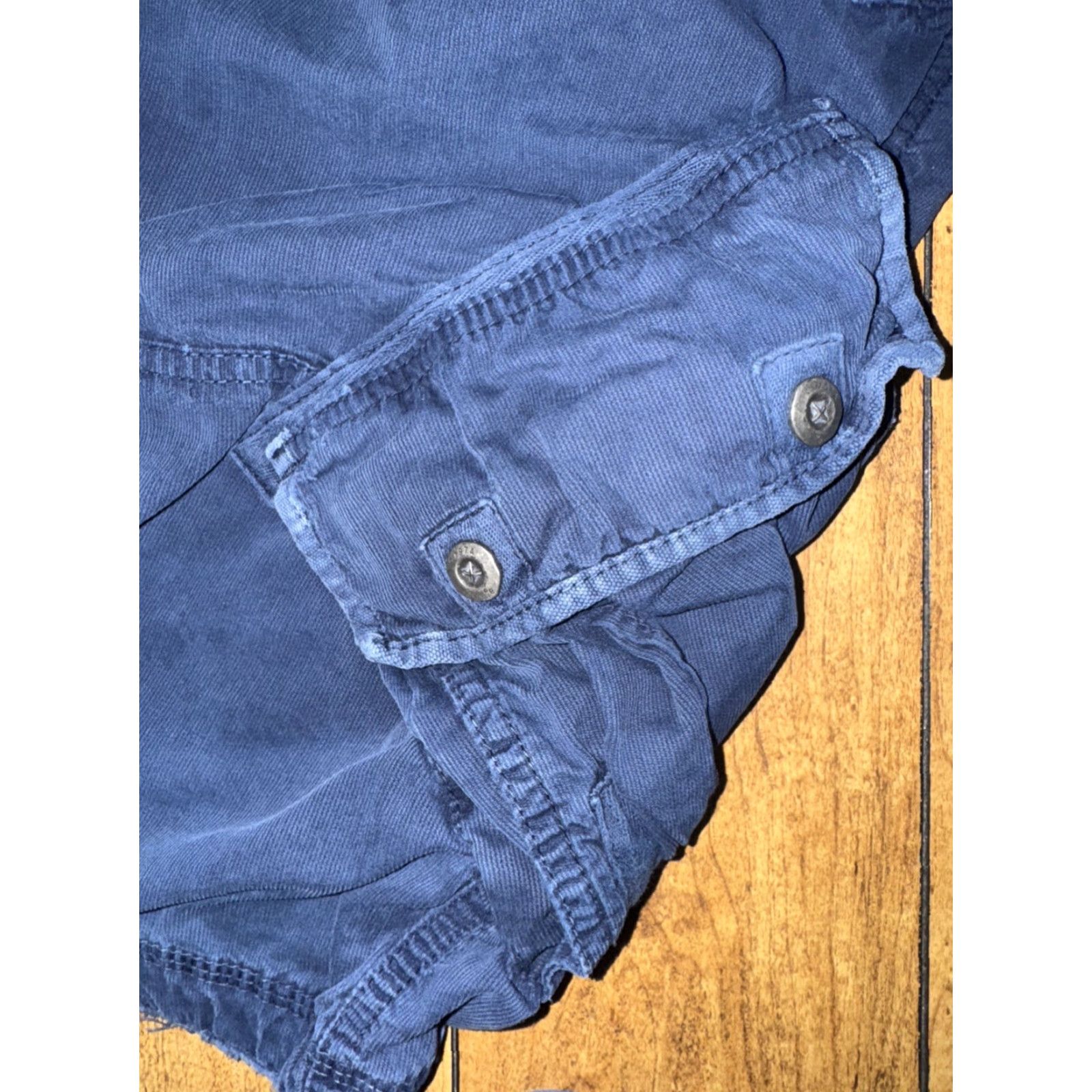 Vintage Paperbacks Cargo Shorts Men’s 36 Navy Blue Outdoor Pockets 12 Inseam Cargo Men Navy Blue Outdoor 90s? Size US 36 / EU 52 - 2 Thumbnail