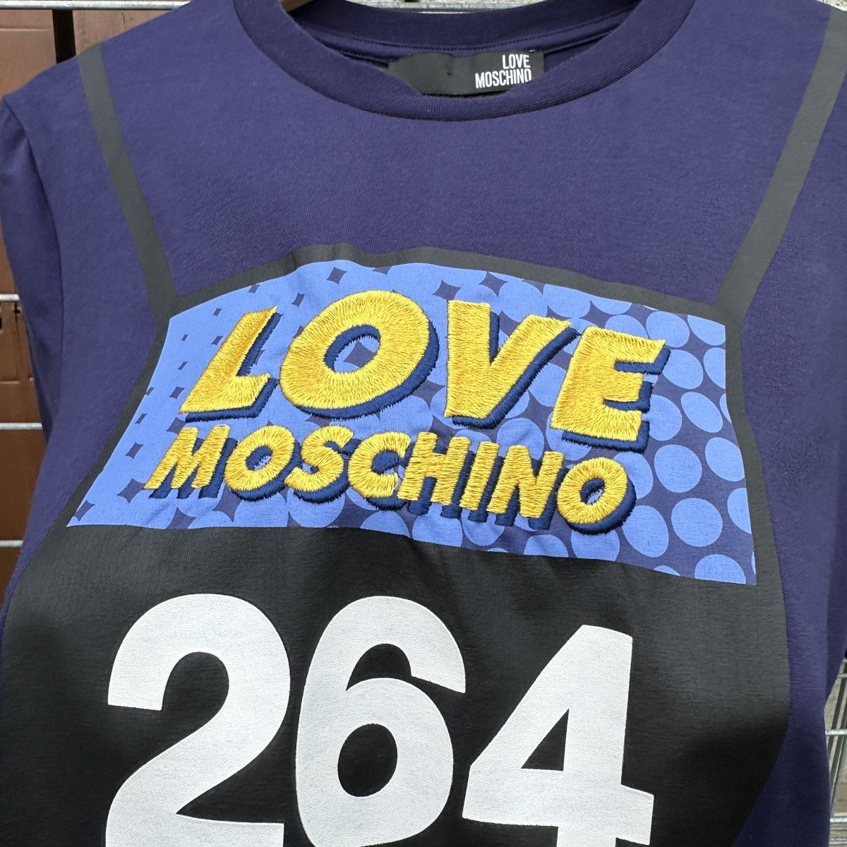 Love Moschino Love Moschino Ski Team 264 Team T-Shirt Luxury Rare S Size S / US 4 / IT 40 - 4 Thumbnail