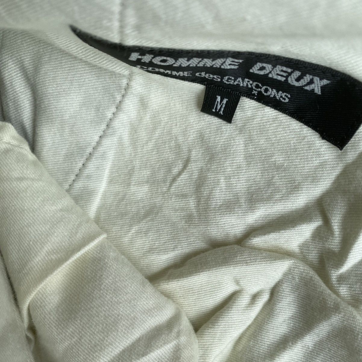 Comme des Garcons AW18 Deux Front Cut And Sew Plaid Drawstring Taped Pants Size US 32 / EU 48 - 6 Thumbnail