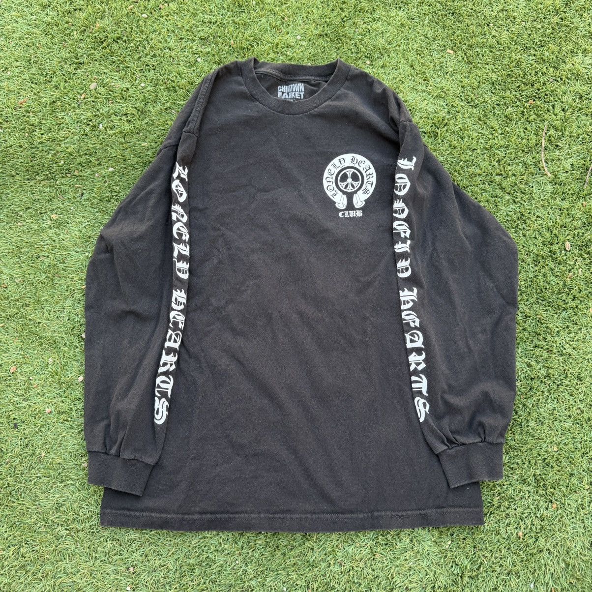 Market BINDING ✅ Lonely Hearts Club Chinatown Market Chrome Parody! Size US L / EU 52-54 / 3 - 2 Thumbnail