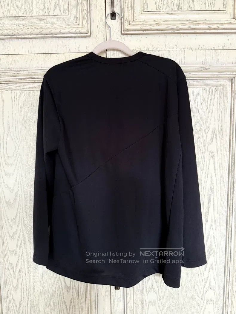 Comme des Garcons Comme Des Garcons Black 3D Flower Long Sleeve T-shirt, Siz Size S / US 4 / IT 40 - 2 Thumbnail