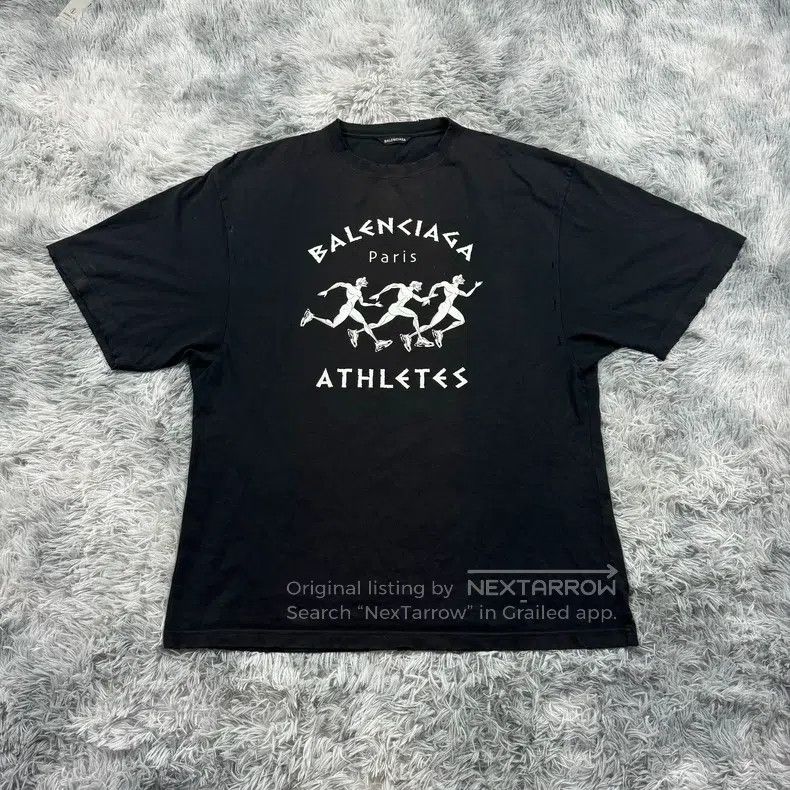 Balenciaga Balenciaga Marathon Short Sleeve Size US M / EU 48-50 / 2 - 1 Thumbnail