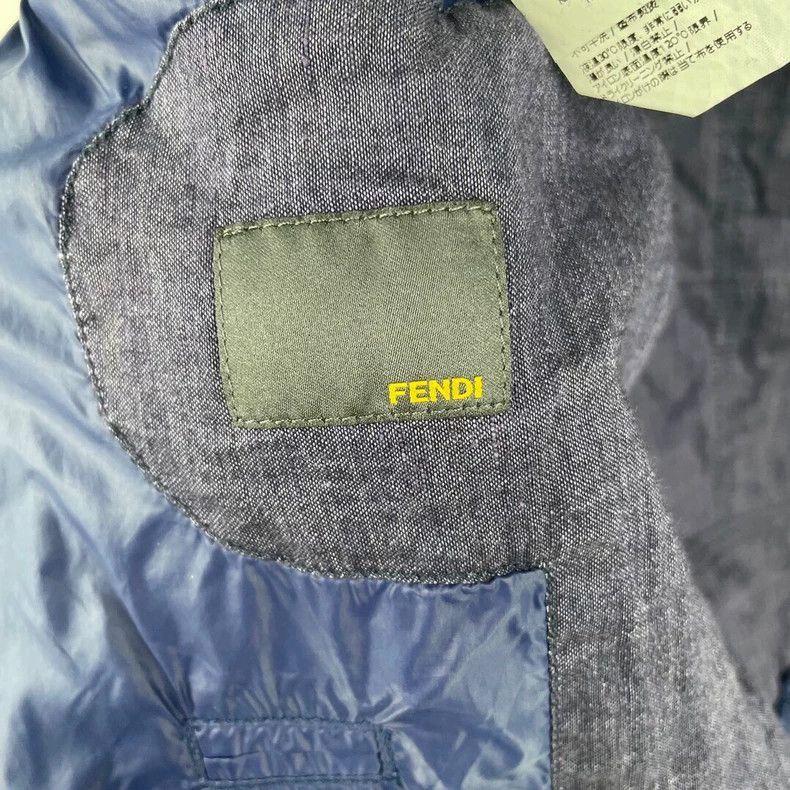 Fendi Fendi Hooded Zipper Jacket with Arm Patch Size US L / EU 52-54 / 3 - 5 Thumbnail