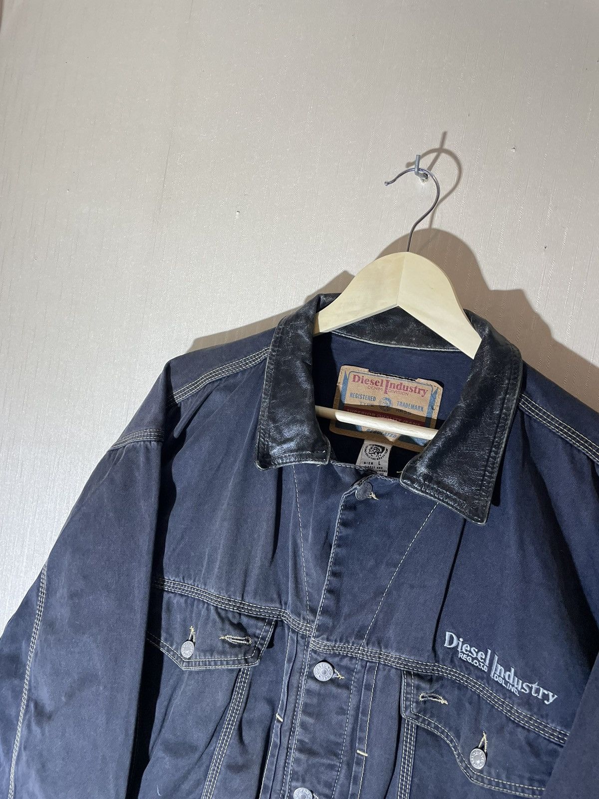 Diesel × Vintage Diesel vintage y2k jacket 00s Size US L / EU 52-54 / 3 - 3 Thumbnail