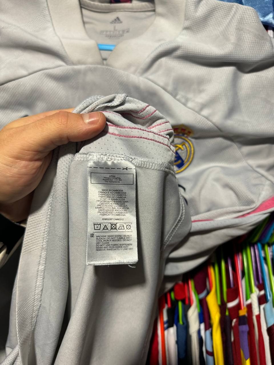 Adidas Vintage Real Madrid 2020/21 Adidas Soccer Jersey L sz Size US L / EU 52-54 / 3 - 19 Thumbnail