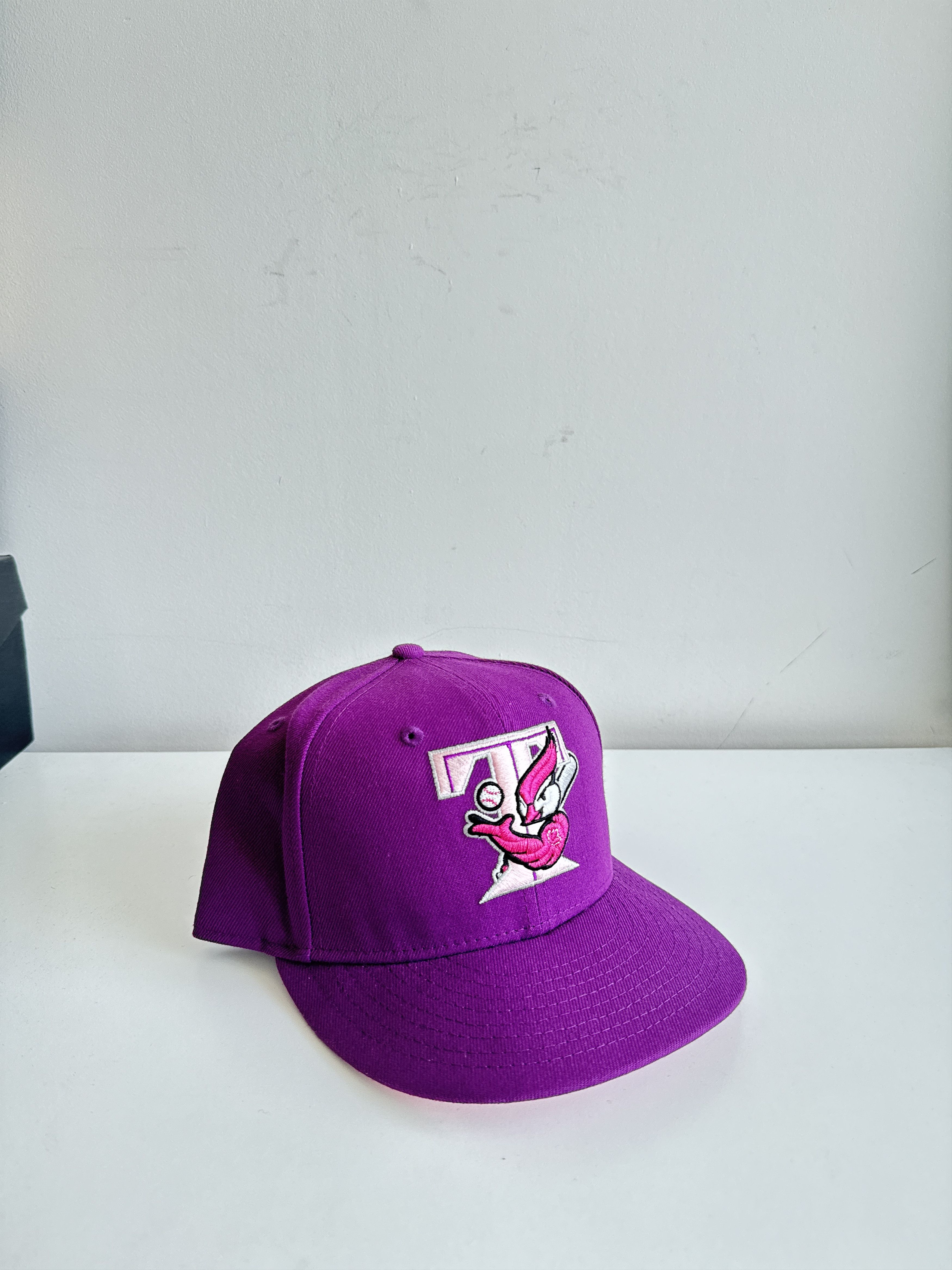 New Era Size 7 1/2 Styll Toronto Blue Jays Pink Bottom Fitted Hat Size ONE SIZE - 1 Thumbnail