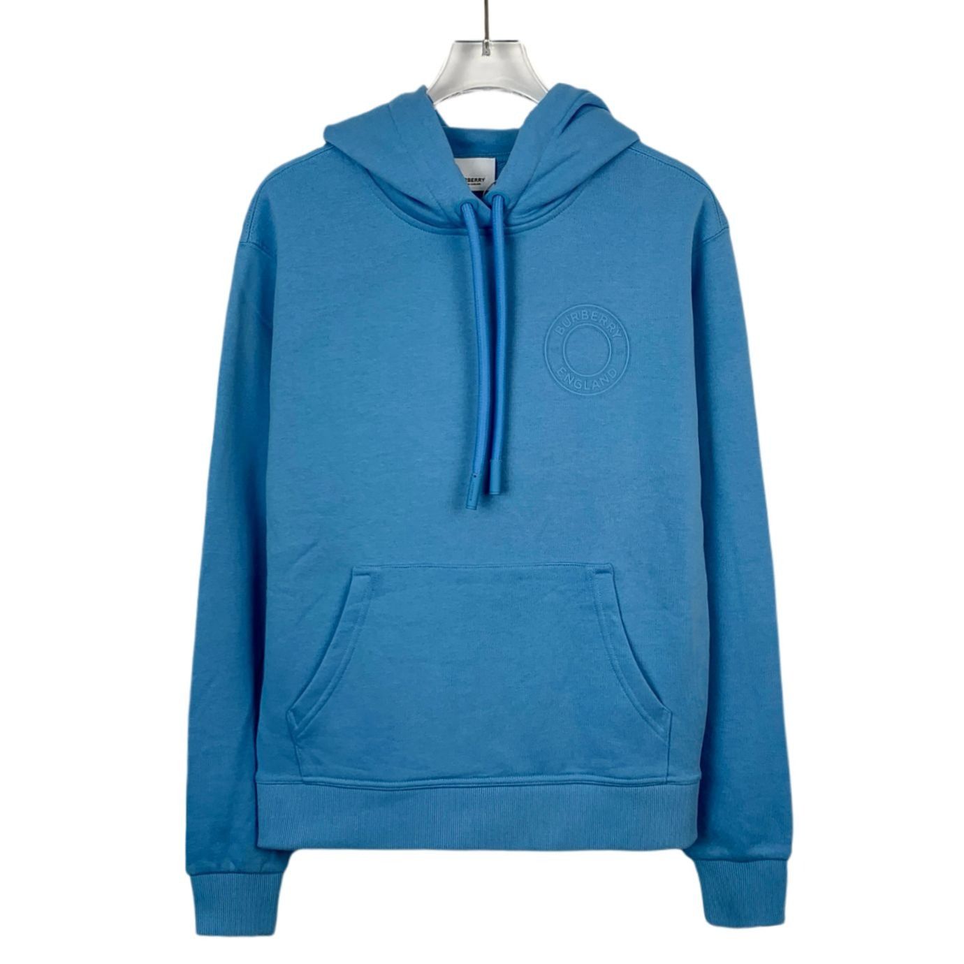 Burberry Burberry Blue Logo Hooded Sweatshirt (Size XS) Size XS / US 0-2 / IT 36-38 - 1 Thumbnail