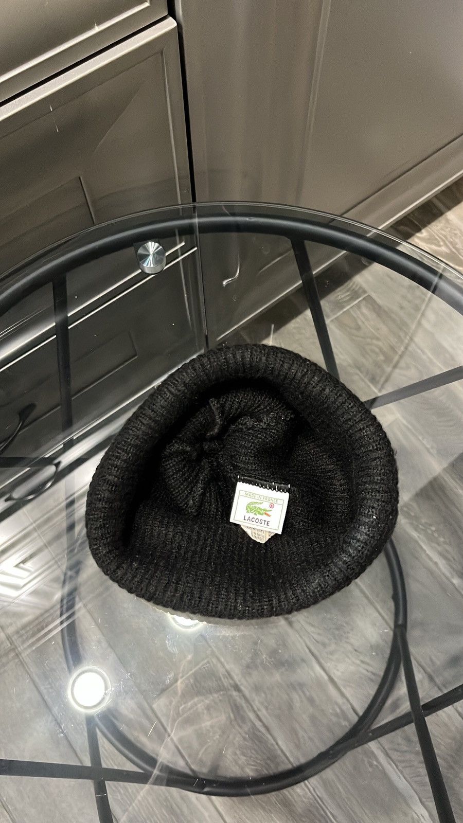 Lacoste × Vintage Rare vintage beanies hat Lacoste Size ONE SIZE - 3 Thumbnail