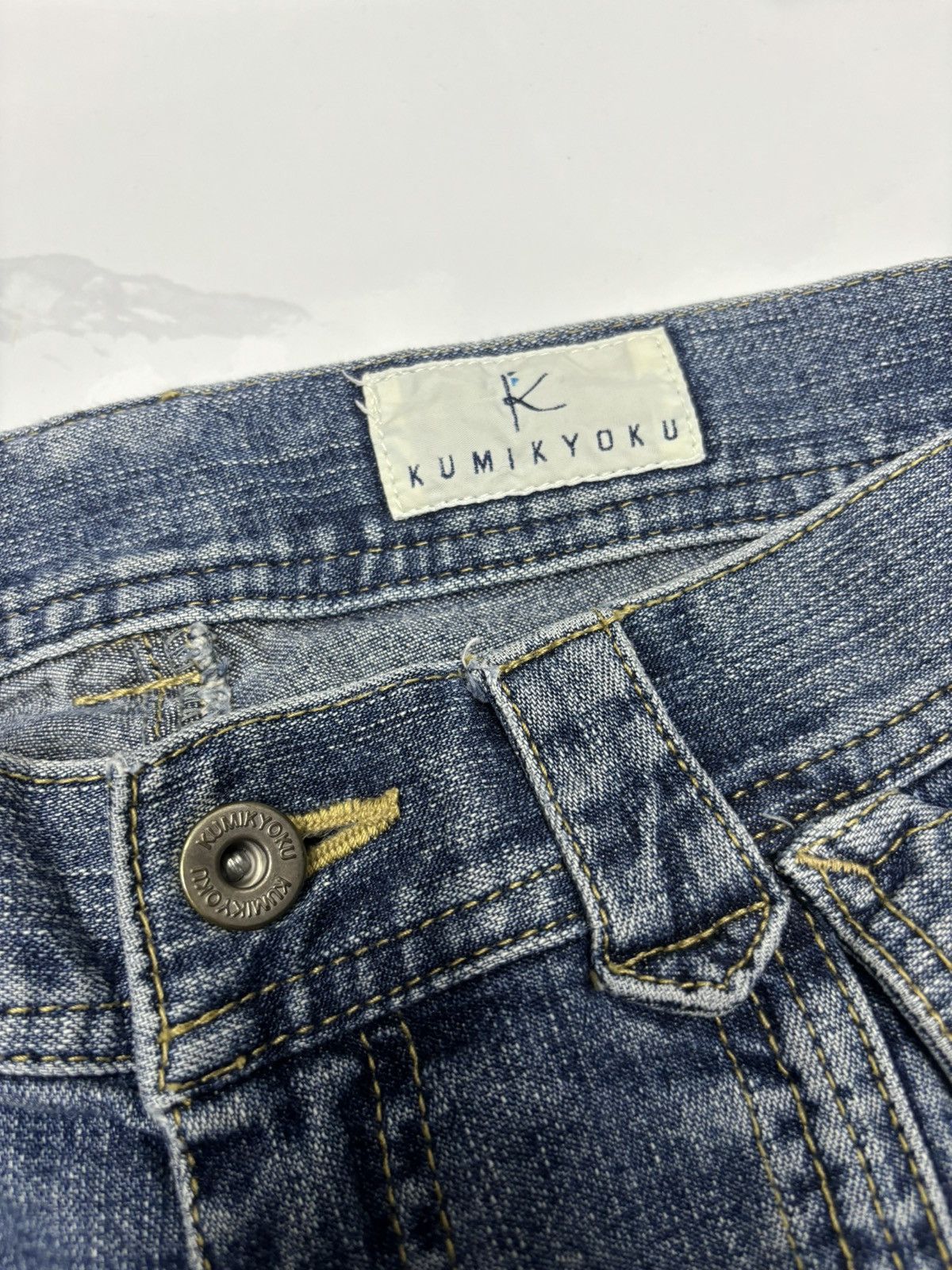 If Six Was Nine × Japanese Brand × Le Grande Bleu (L.G.B.) FLARE💥80s Style Kumikyoku Flare Bootcut Denim Jeans Size US 32 / EU 48 - 7 Thumbnail