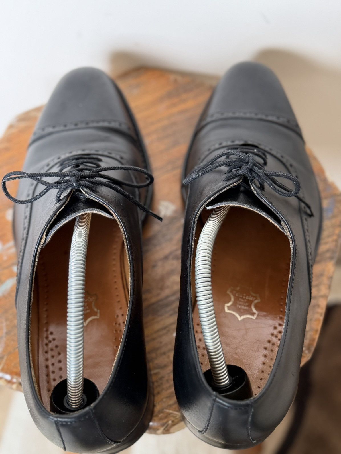 Vintage Vintage Classic Leather Black Shoes Sneakers Y2K guidi vibe Size US 8.5 / EU 41-42 - 6 Thumbnail