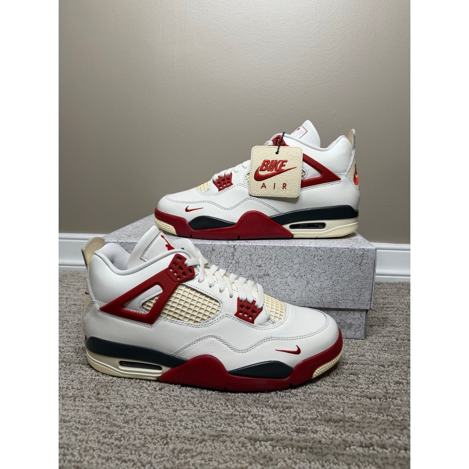 Jordan Brand × Nike × Vintage Air Jordan 4 Retro Nigel Sylvester Brick After Brick Shoes Size US 10 / EU 43 - 1 Thumbnail