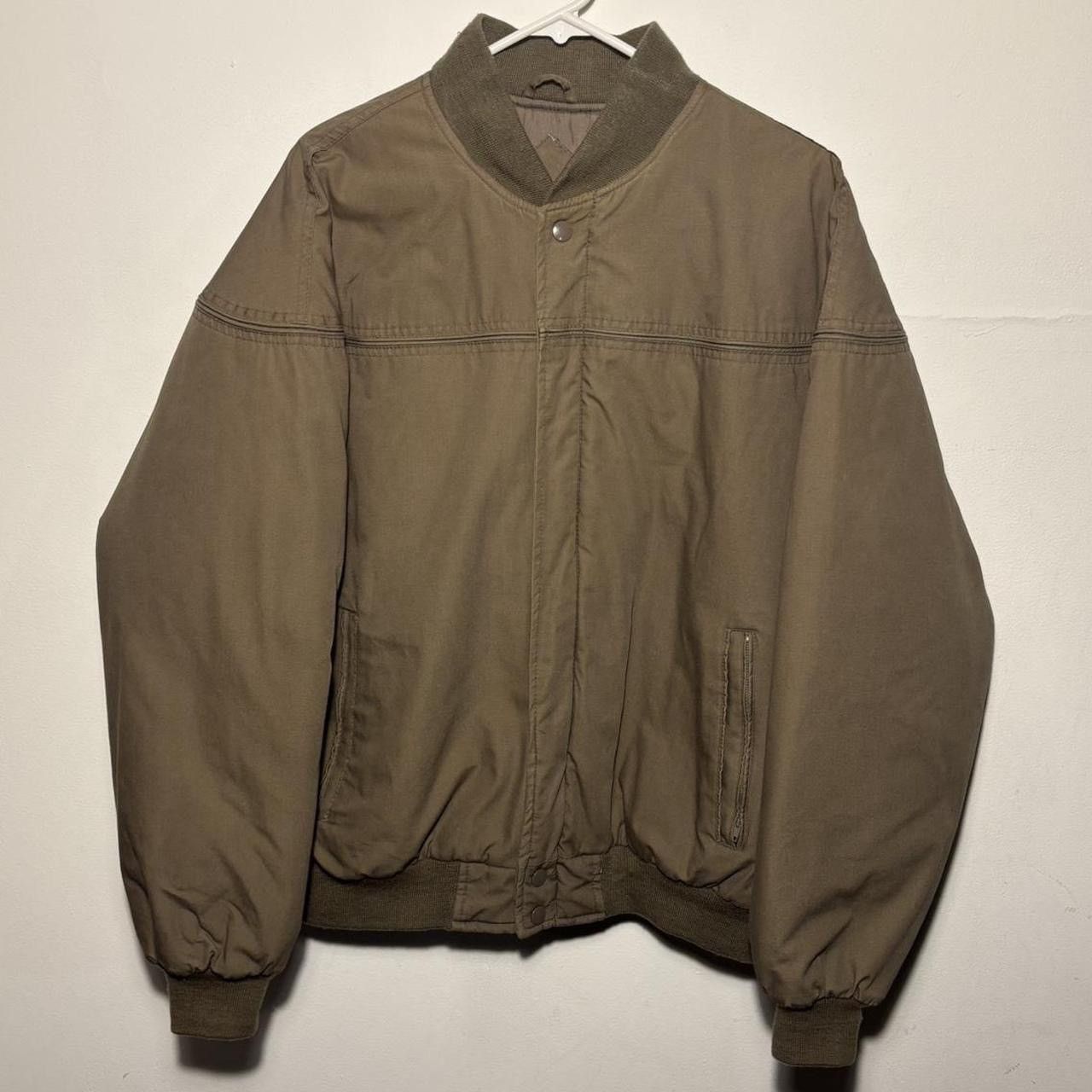 Vintage Vintage Khaki Green Arnold Palmer Derby Bomber Jacket Size US L / EU 52-54 / 3 - 1 Thumbnail