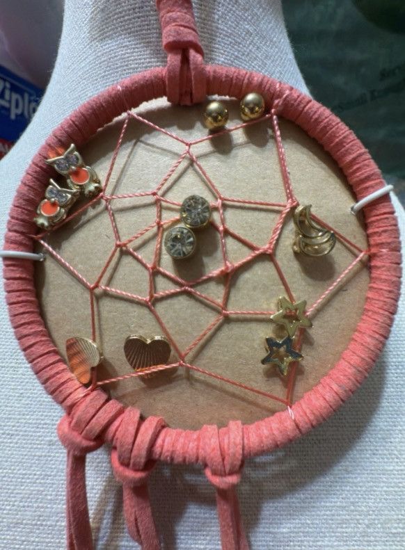 Other Justice Dreamcatcher Wall Hanging with Earrings NWT Boho Size ONE SIZE - 2 Thumbnail