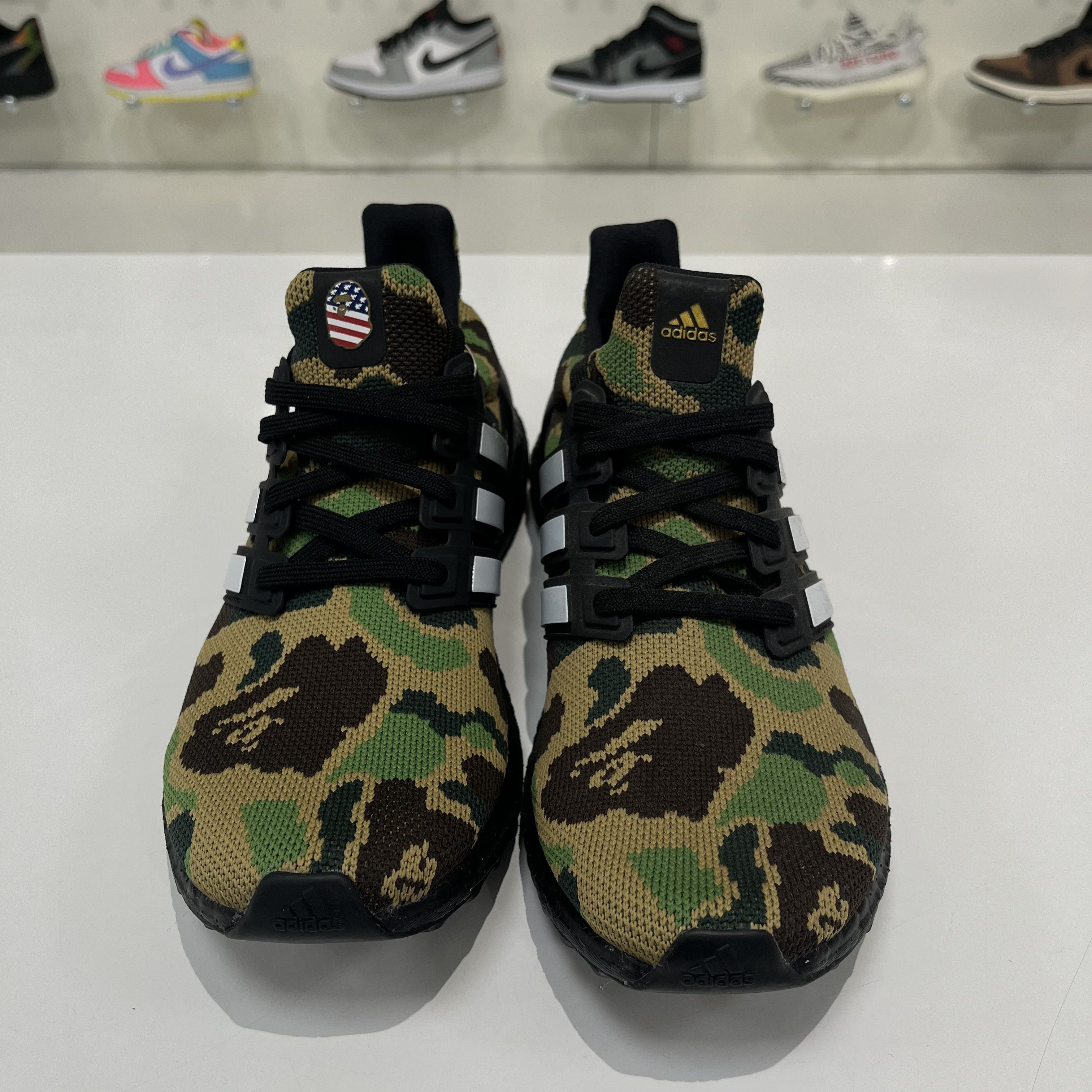Adidas × Bape Adidas Ultra Boost 4.0 X Bape Camo Green Size US 7.5 / EU 40-41 - 5 Thumbnail