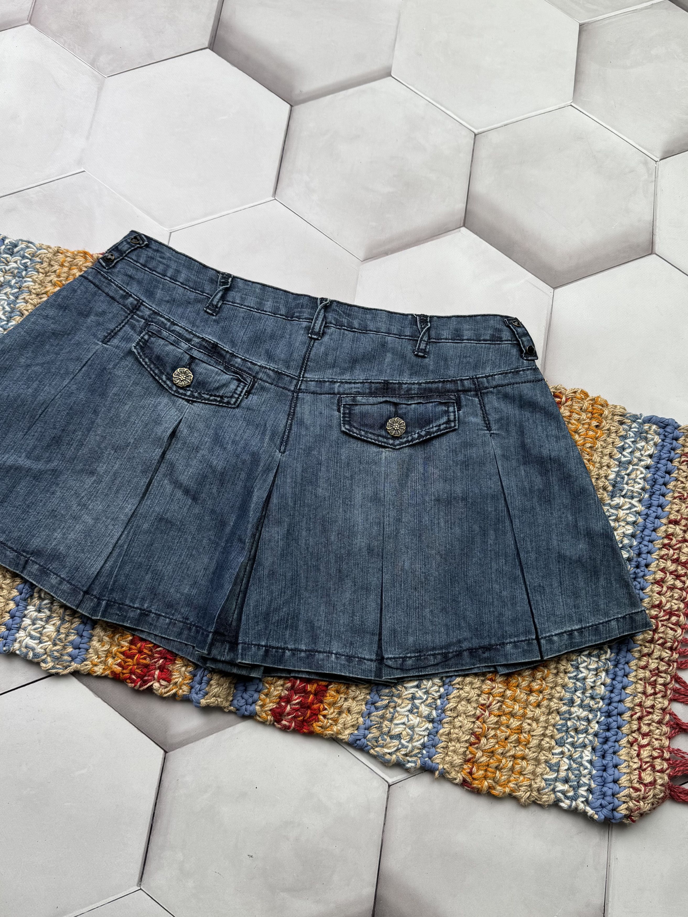 Vintage Vintage Flare Mini Skirt Size 32" / US 10 / IT 46 - 9 Thumbnail