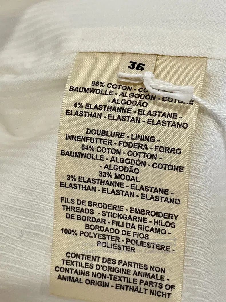 Hermes Hermes Embroidered single row button casual white denim ja Size XS / US 0-2 / IT 36-38 - 5 Thumbnail