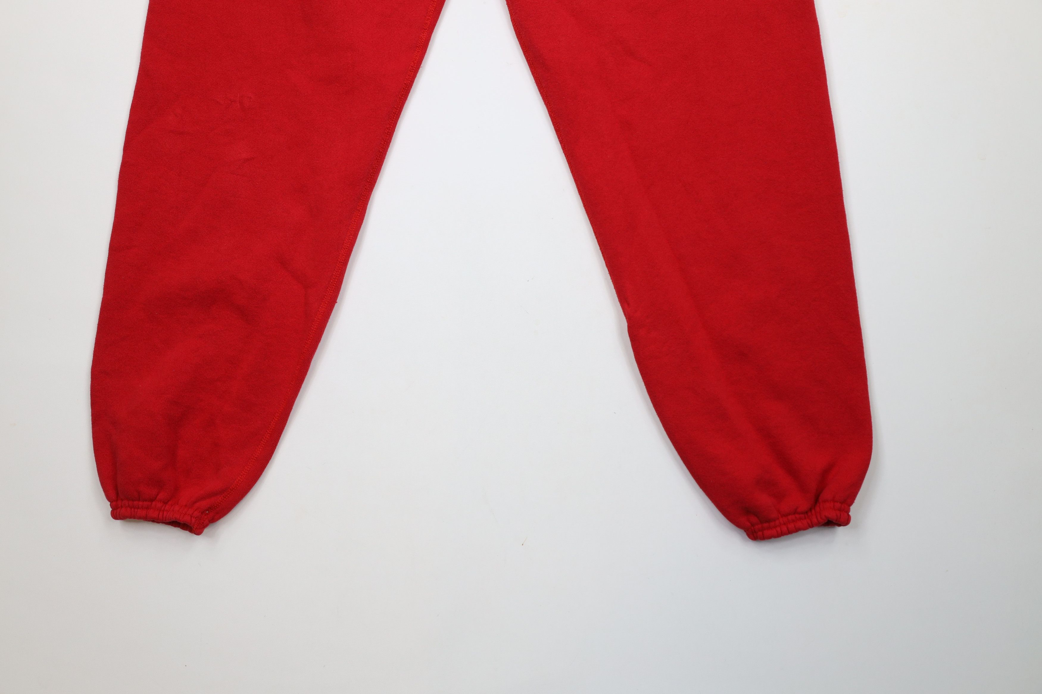 Vintage Vintage 80s 90s Streetwear Heavy Sweatpants Joggers Red USA Size US 38 / EU 54 - 13 Thumbnail