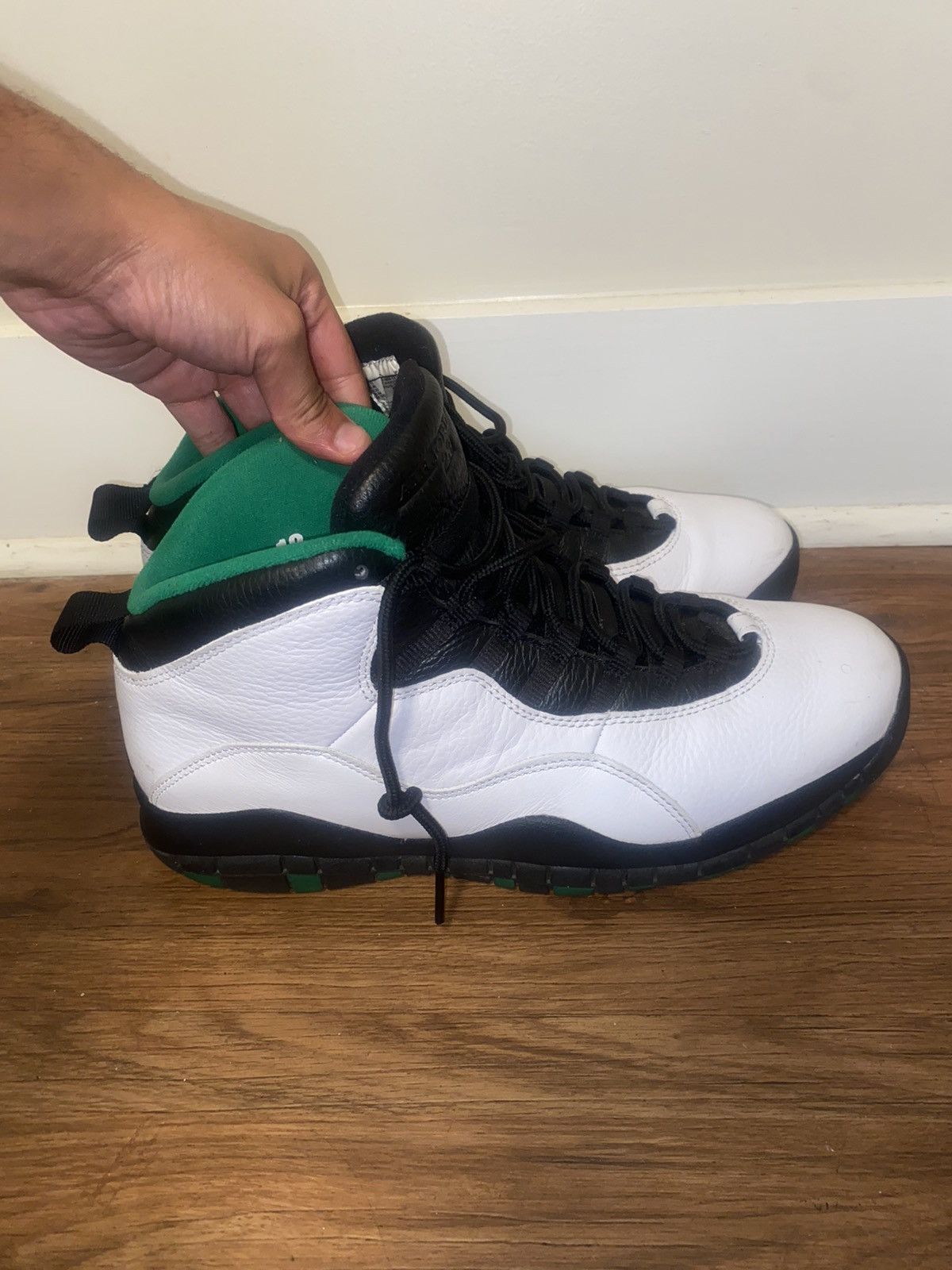 Jordan Brand Air Jordan 10 “SuperSonics” Retro Size US 12 / EU 45 - 3 Thumbnail