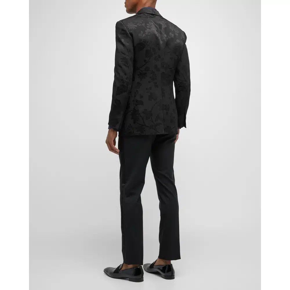Tom Ford o1loc1c1224 JECPF1 Cocktail Jacket in Black Size US L / EU 52-54 / 3 - 3 Thumbnail