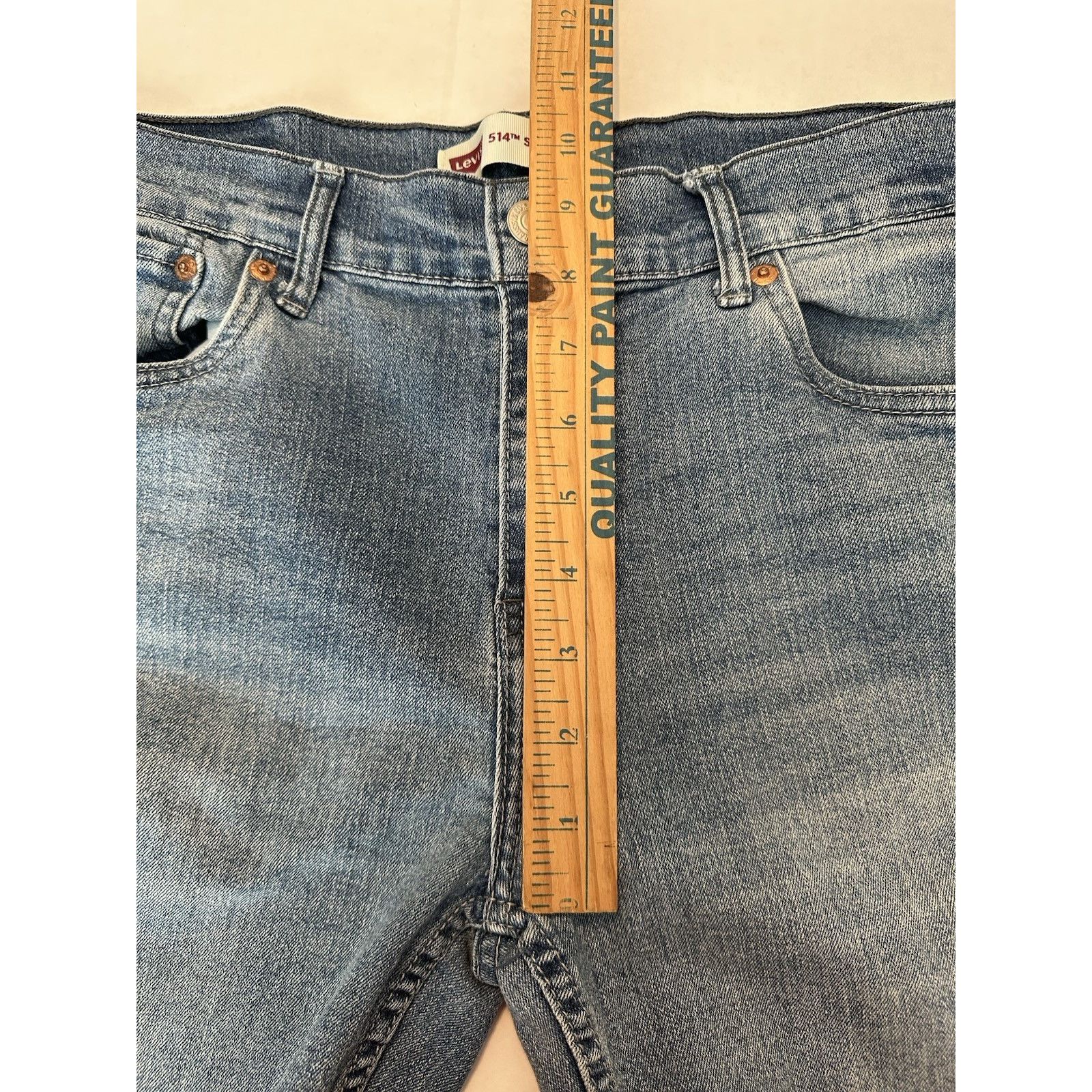 Levi's Levis 514 Denim Cutoff Shorts Sz 18 Reg 29x7.5 Straight Norm Size 30" / US 8 / IT 44 - 7 Thumbnail