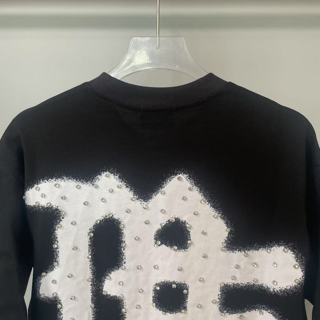 Other ME 'END' RHINESTONE TEE - BLACK Size US S / EU 44-46 / 1 - 4 Thumbnail