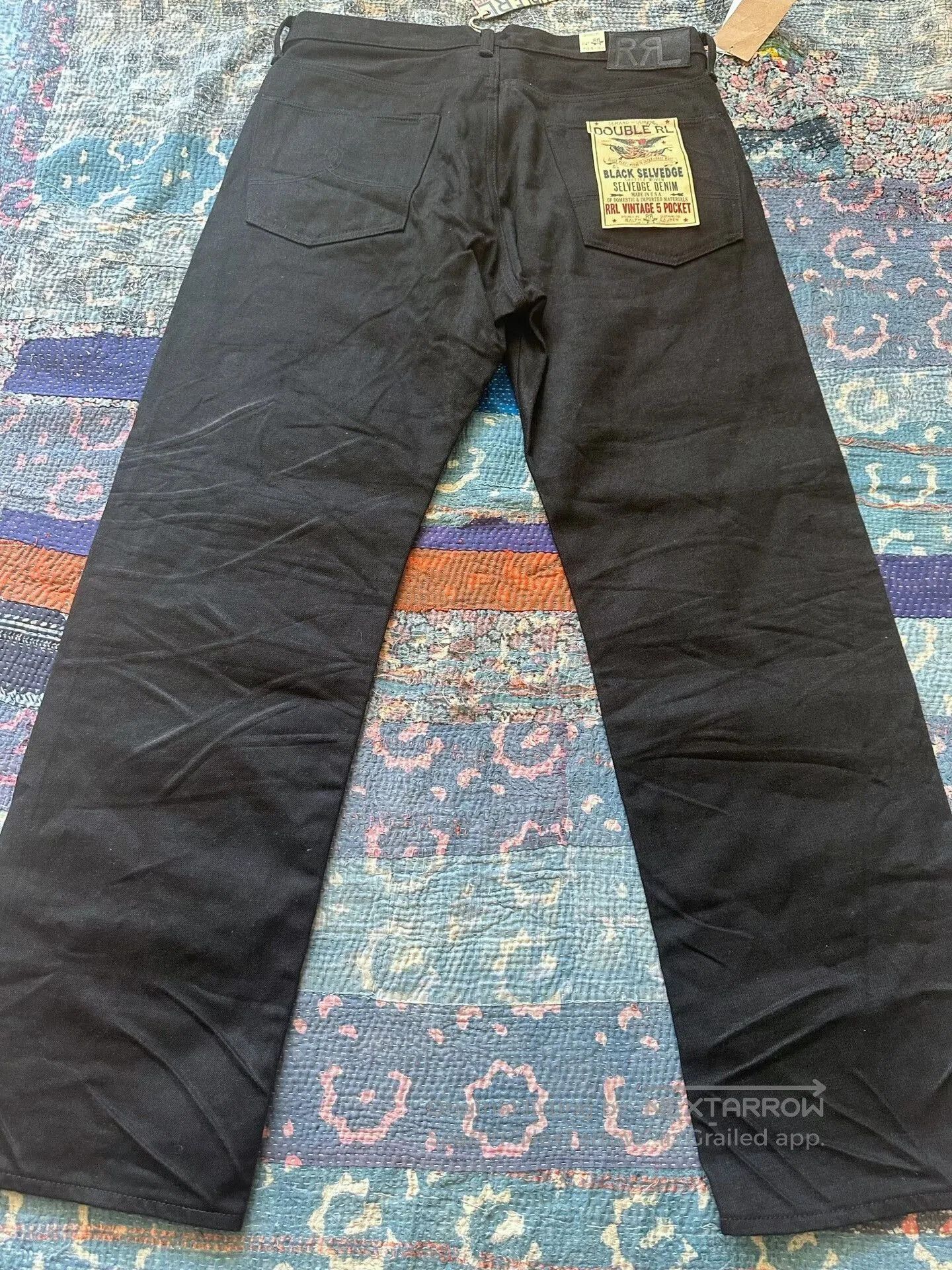 RRL Ralph Lauren rrl vintage distressed five. Size US 34 / EU 50 - 2 Thumbnail