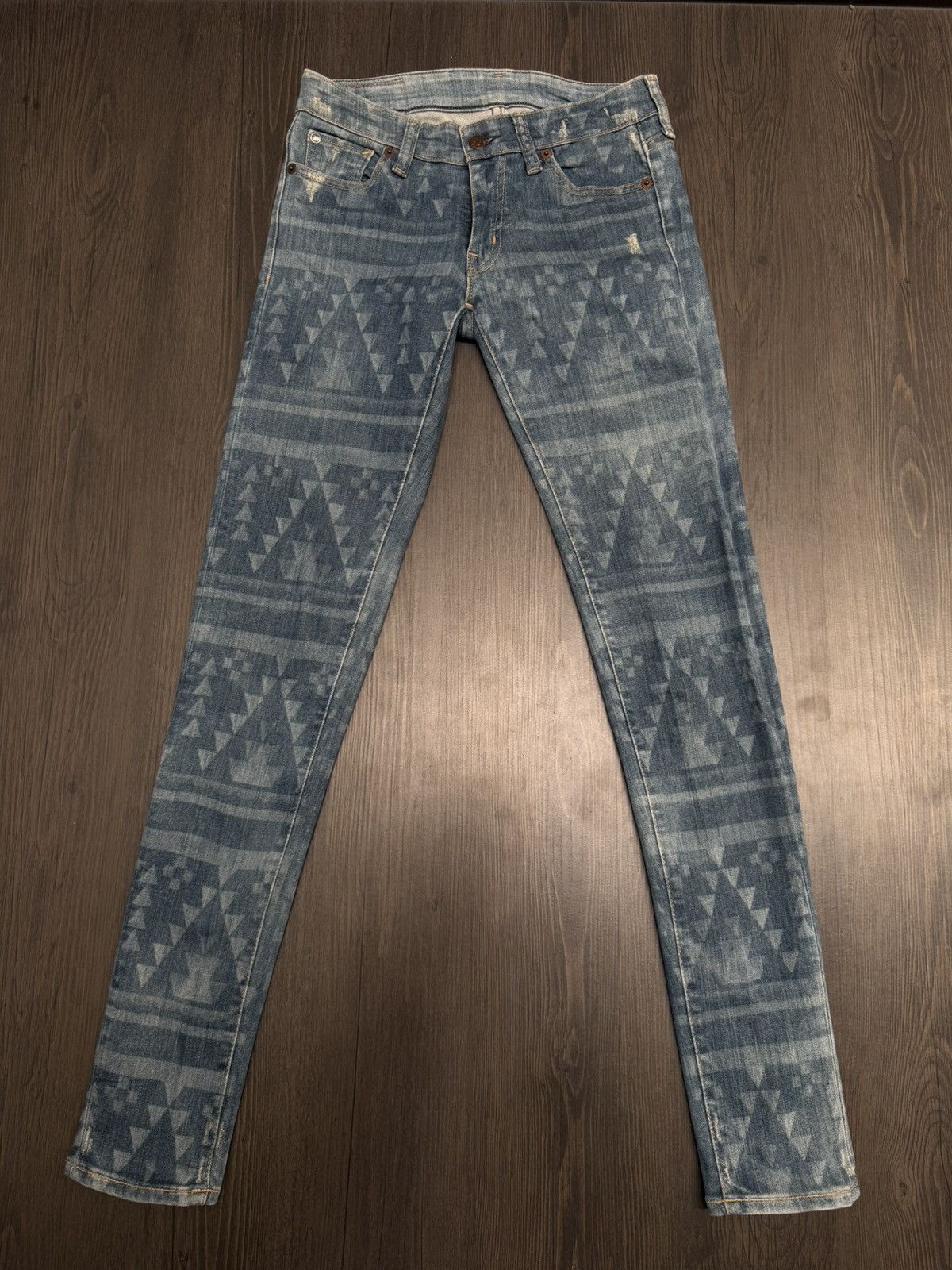Denim & Supply Ralph Lauren Denim & Supply Ralph Lauren Navajo Tribal Aztec Skinny Jeans Size 28" / US 6 / IT 42 - 1 Thumbnail