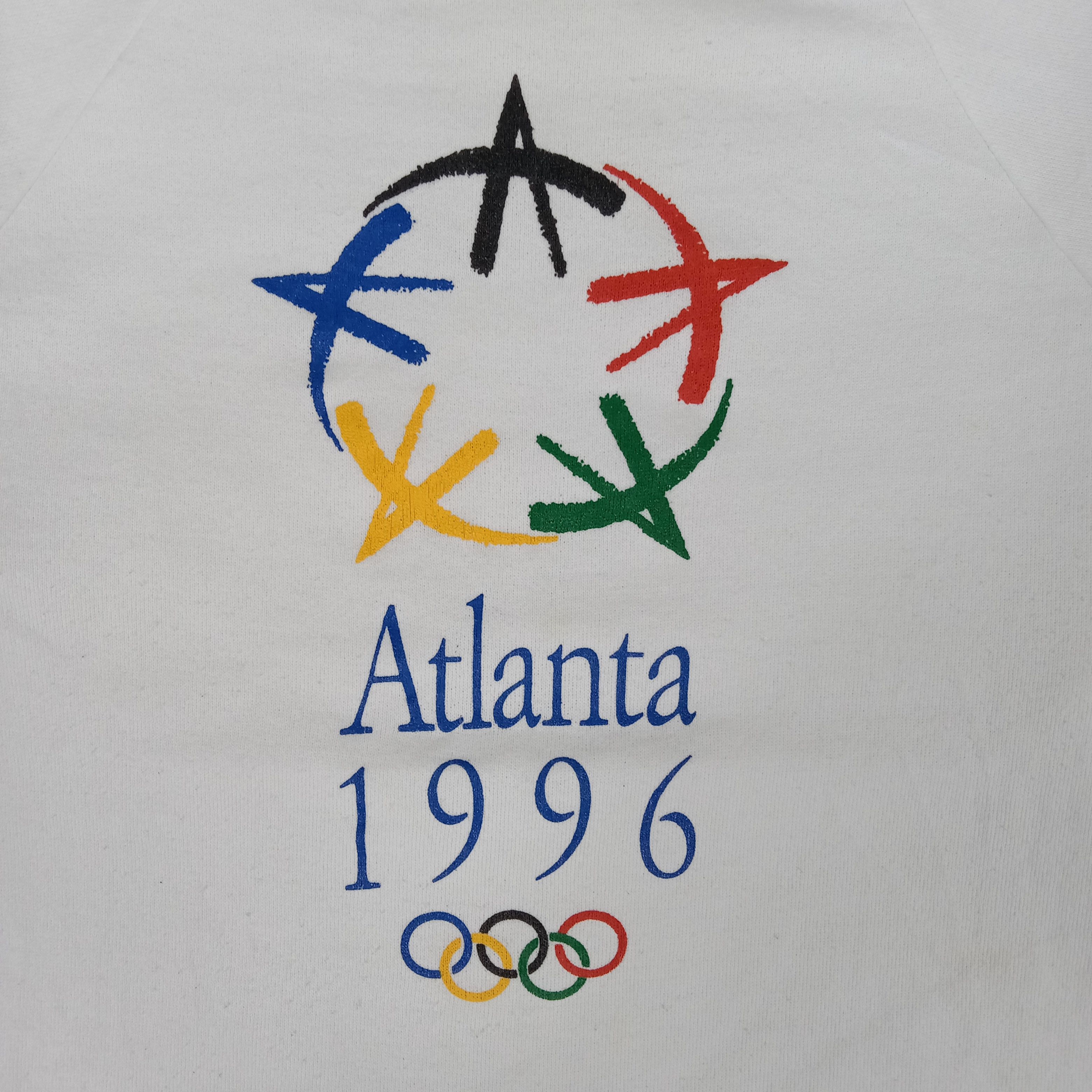 USA Olympics × Vintage Vintage 90's Atlanta Olympic 1996 Sport Style Sweatshirt Size US L / EU 52-54 / 3 - 2 Thumbnail