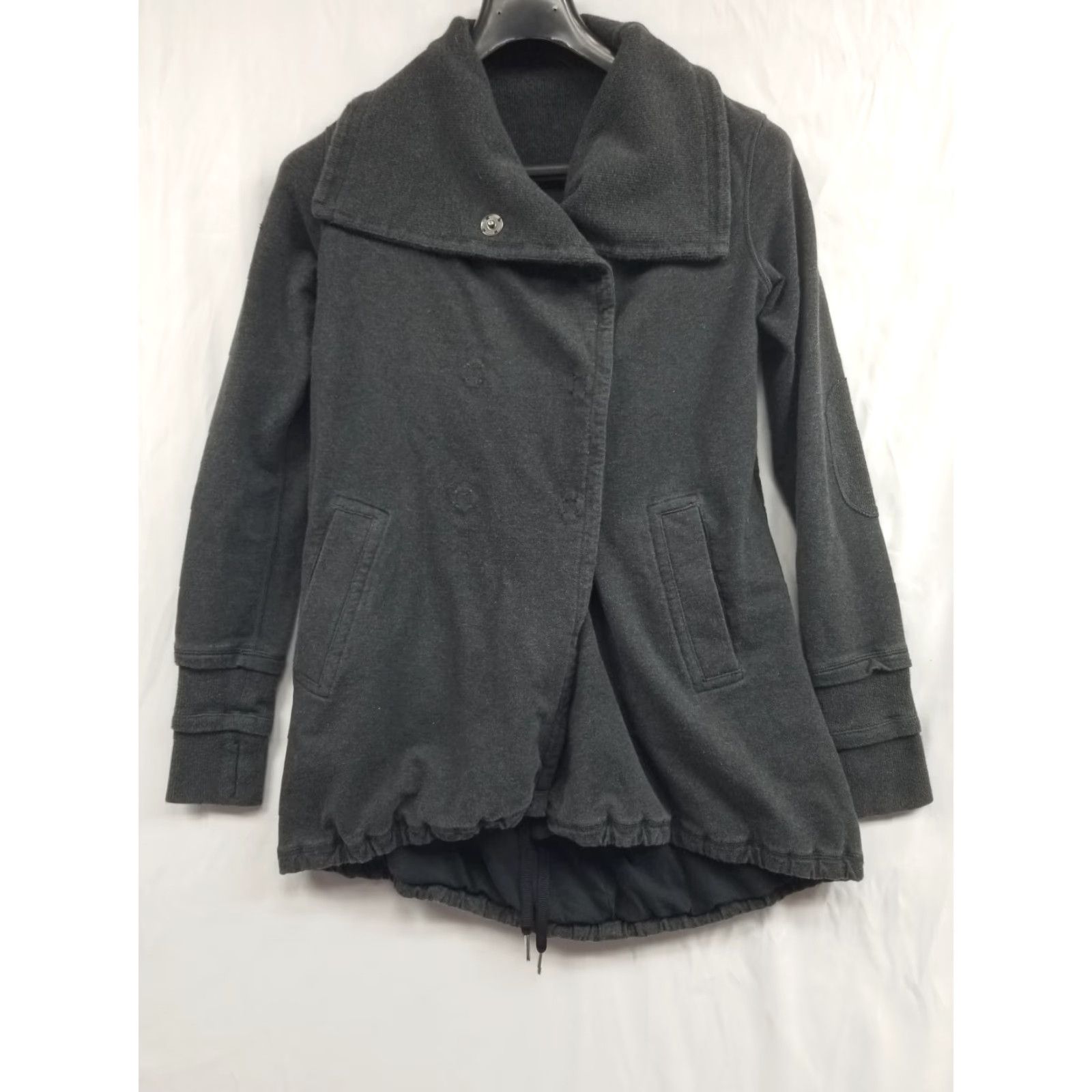 Lululemon Lululemon Cozy Cuddle Up Sweatshirt Jacket Asymmetrical Zip Gray Women’s Size 4 Size S / US 4 / IT 40 - 2 Thumbnail