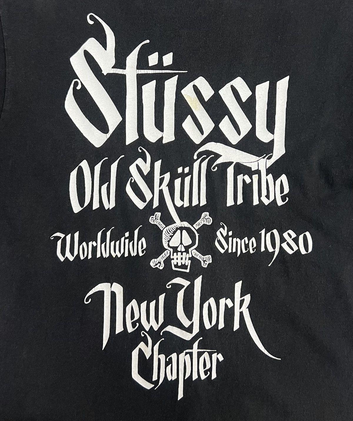 Stussy × Vintage VINTAGE STUSSY OLD SKULL TRIBE NEW YORK CHAPTER SHIRT Size US M / EU 48-50 / 2 - 3 Thumbnail