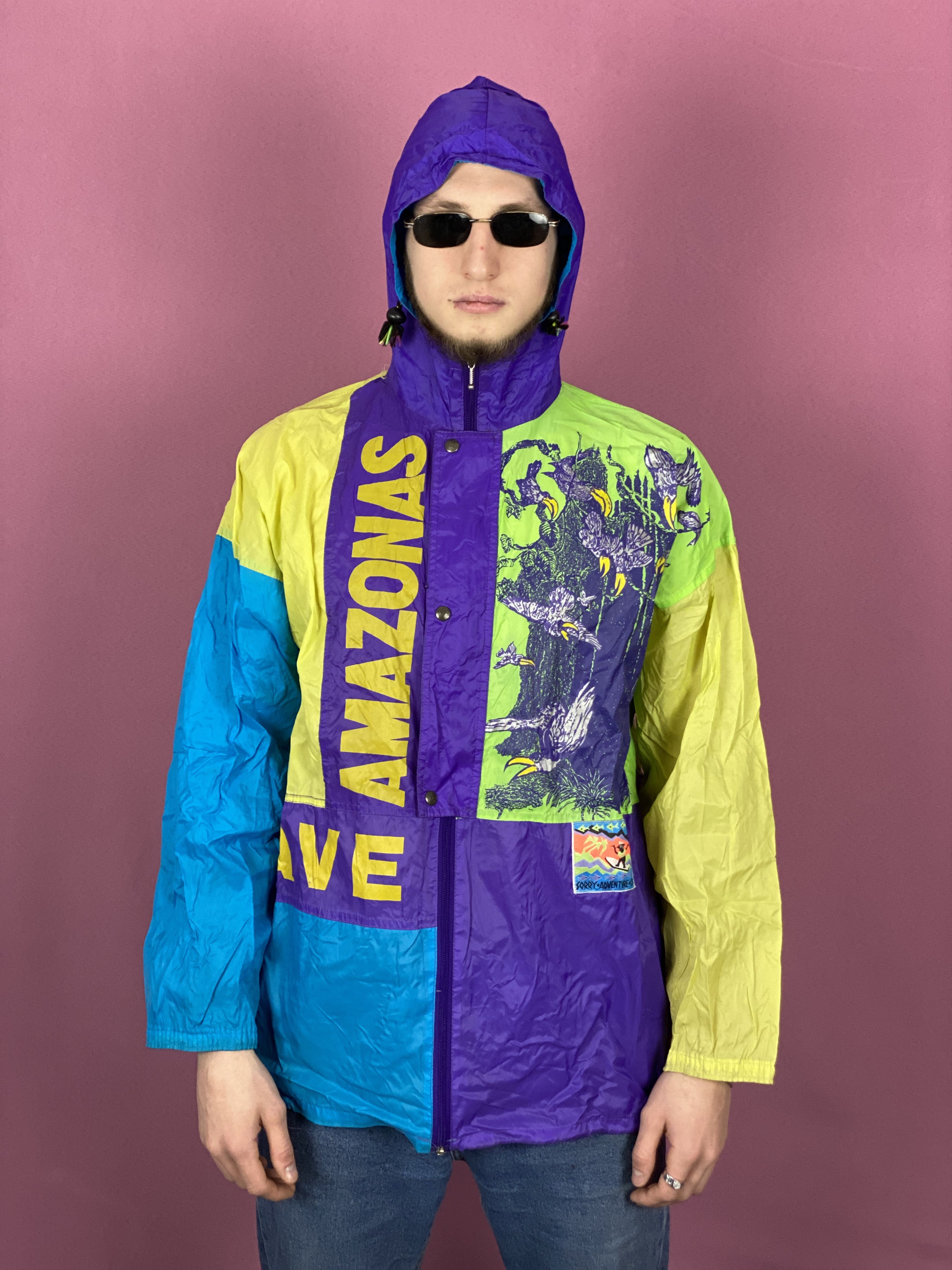Vintage 90s AVV Vintage Men's Rain Jacket - L Size US L / EU 52-54 / 3 - 1 Thumbnail