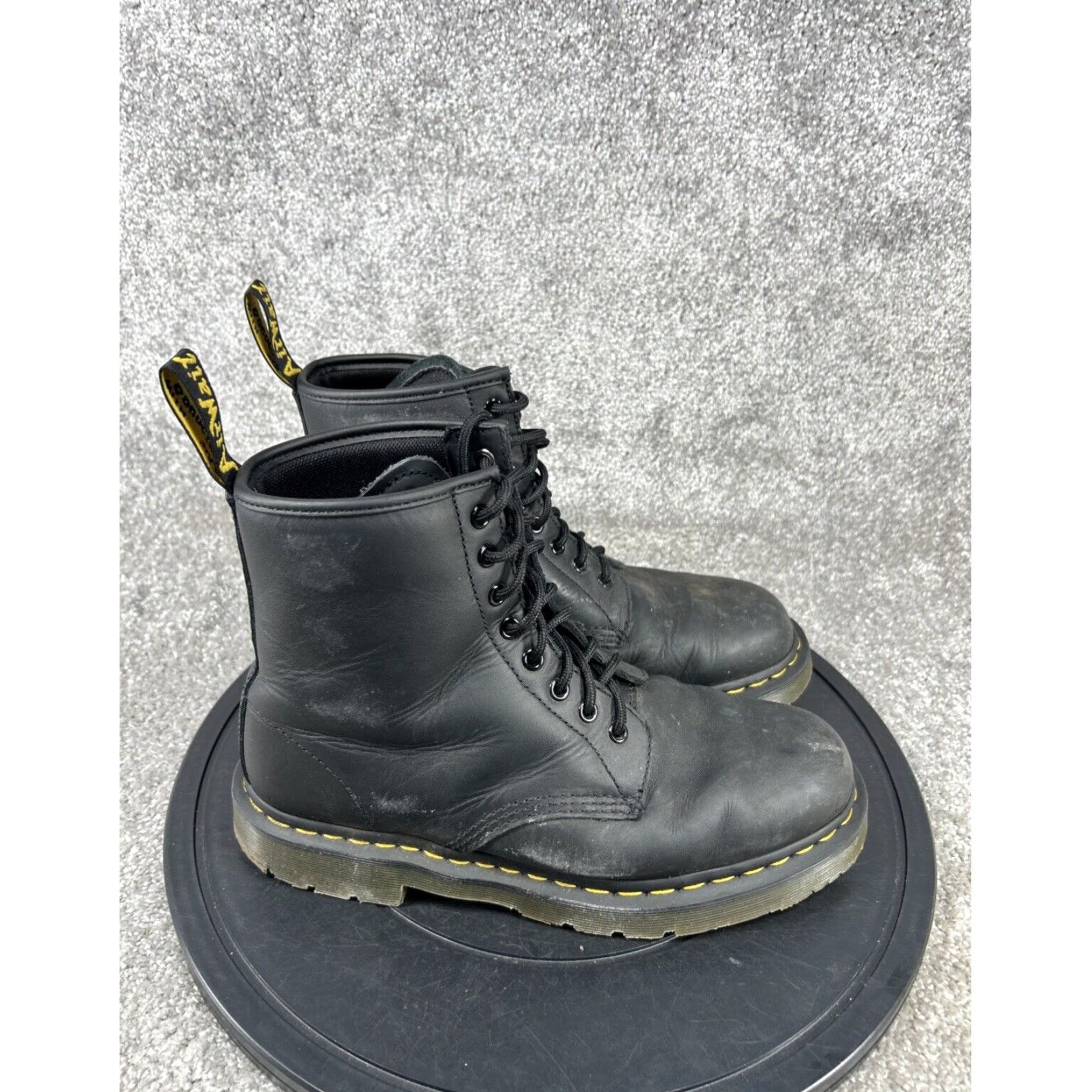 Dr. Martens Dr. Martens Boots Men s Sz 8 Us 1460 Slip Resistant Work Black Leather Grailed